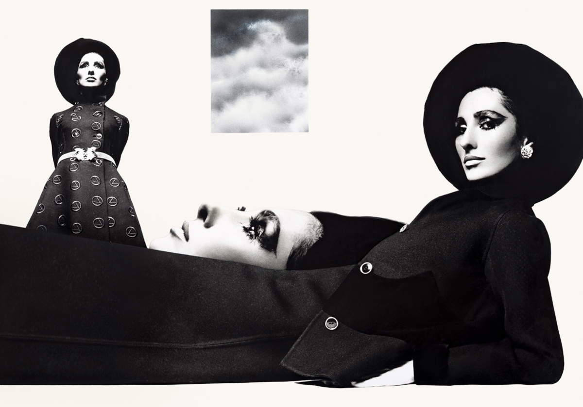 Alberta Tiburzi in Valentino, 1968. Foto di Gian Paolo Barbieri &copy; Giada Stefania Barbieri. Su concessione di Fondazione Gian Paolo Barbieri ETS