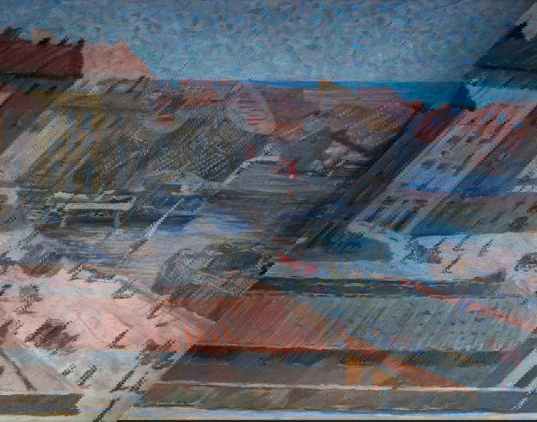 Alberto Calza Bini, Chantier naval (1909-1910)