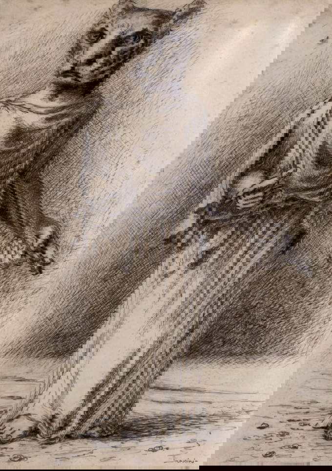 Alberto Savinio, Diosa junto al mar (1940)