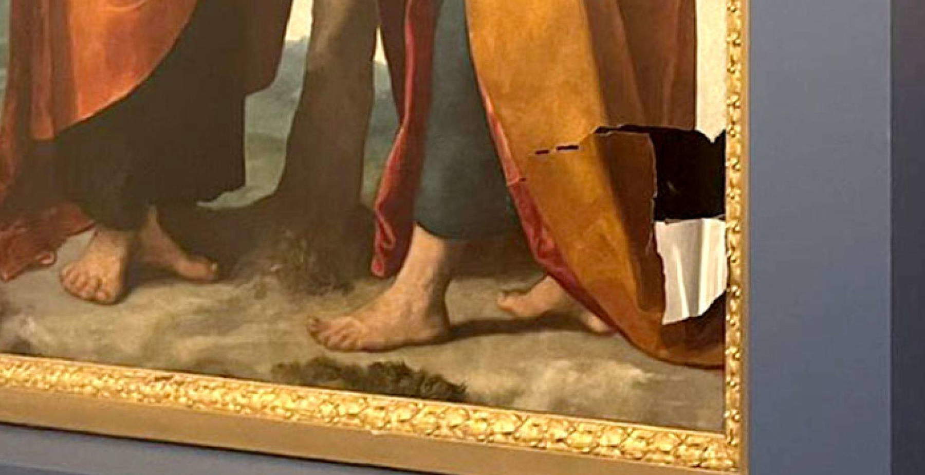 Brescia, visitor stumbles and damages Moretto work that was bought by Canova