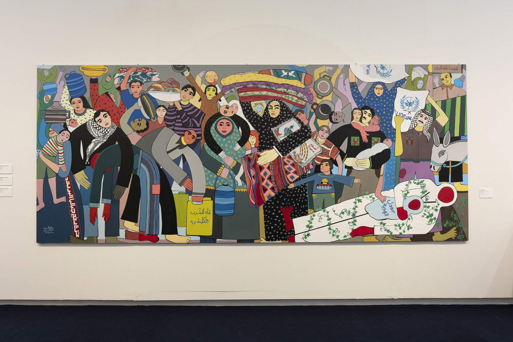 Material for an Exhibition, veduta dell&rsquo;allestimento al Museo di Santa Giulia di Brescia. Foto: Alberto Mancini per Fondazione Brescia Musei