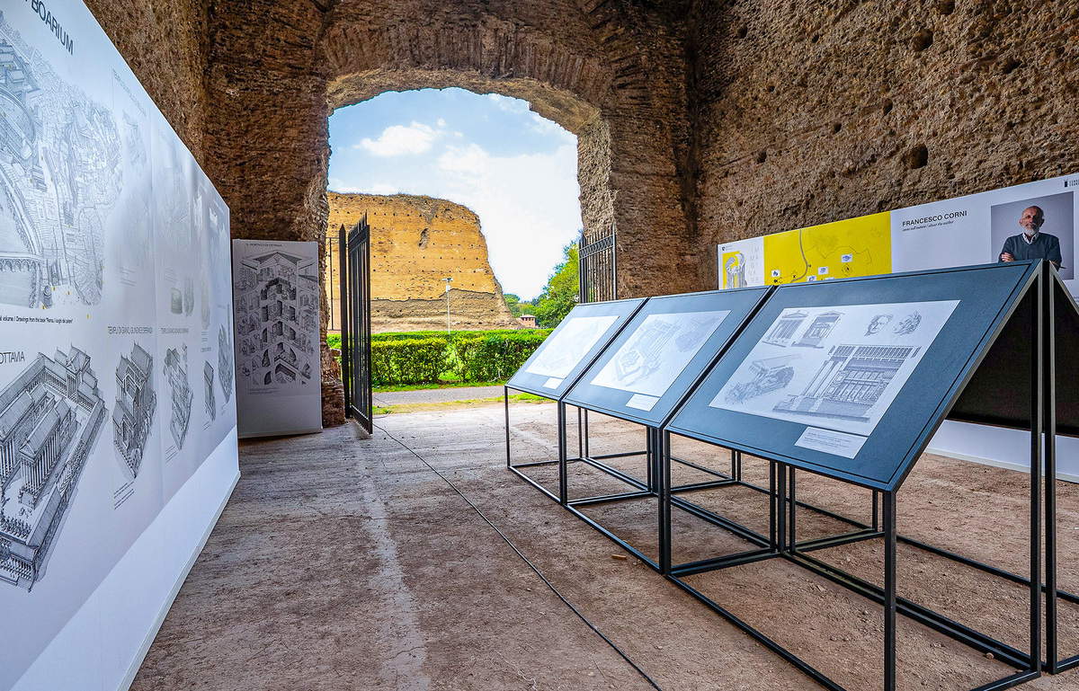 Allestimento della mostra