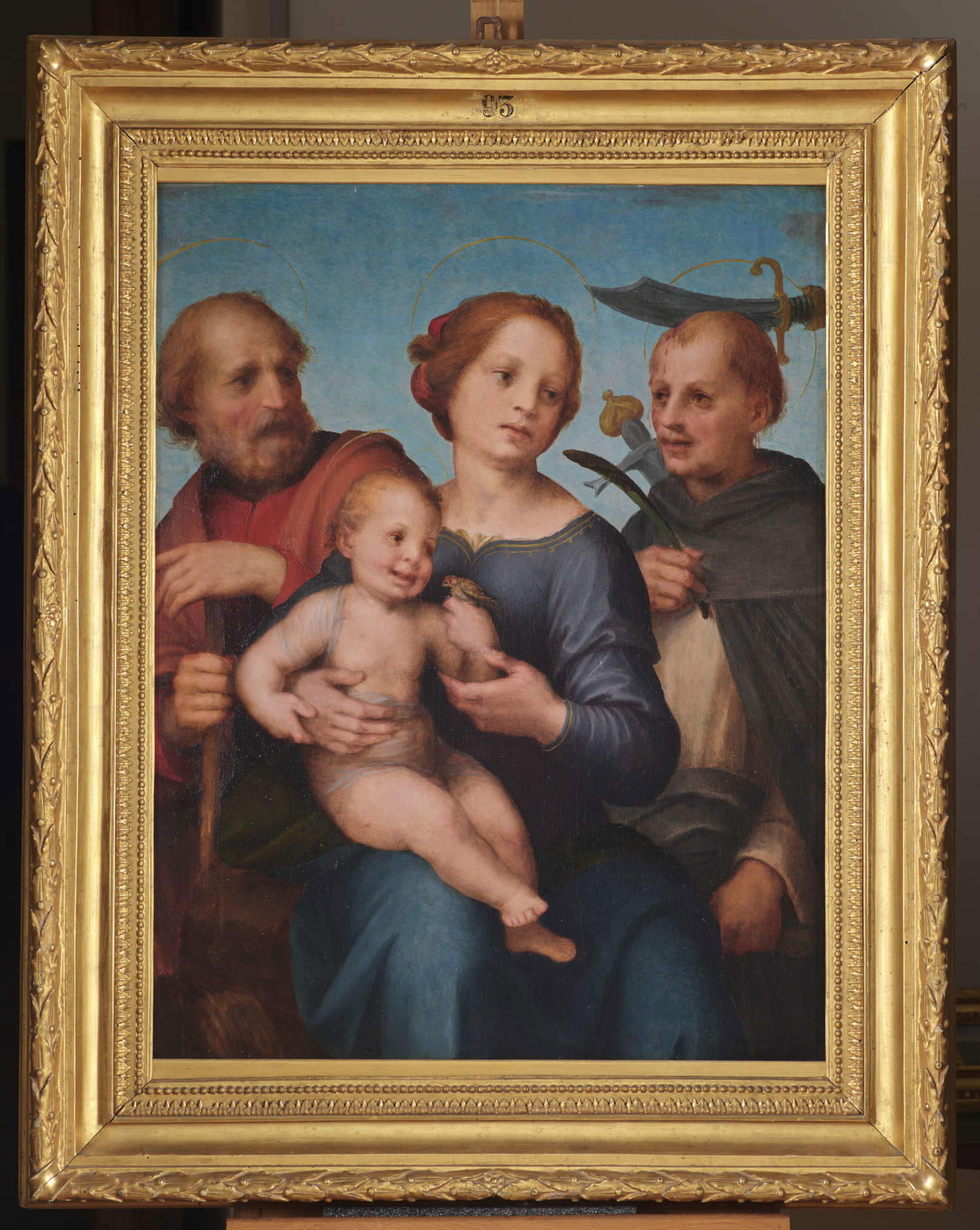 Andrea del Sarto, Madonna mit Kind, dem heiligen Josef und dem heiligen Märtyrer Petrus (Rom, Nationale Galerien für Alte Kunst, Palazzo Barberini, Inv. 1439) Andrea del Sarto, Madonna mit Kind, dem heiligen Josef und dem heiligen Märtyrer Petrus (Rom, Nationale Galerien für Alte Kunst, Palazzo Barberini, Inv. 1439)