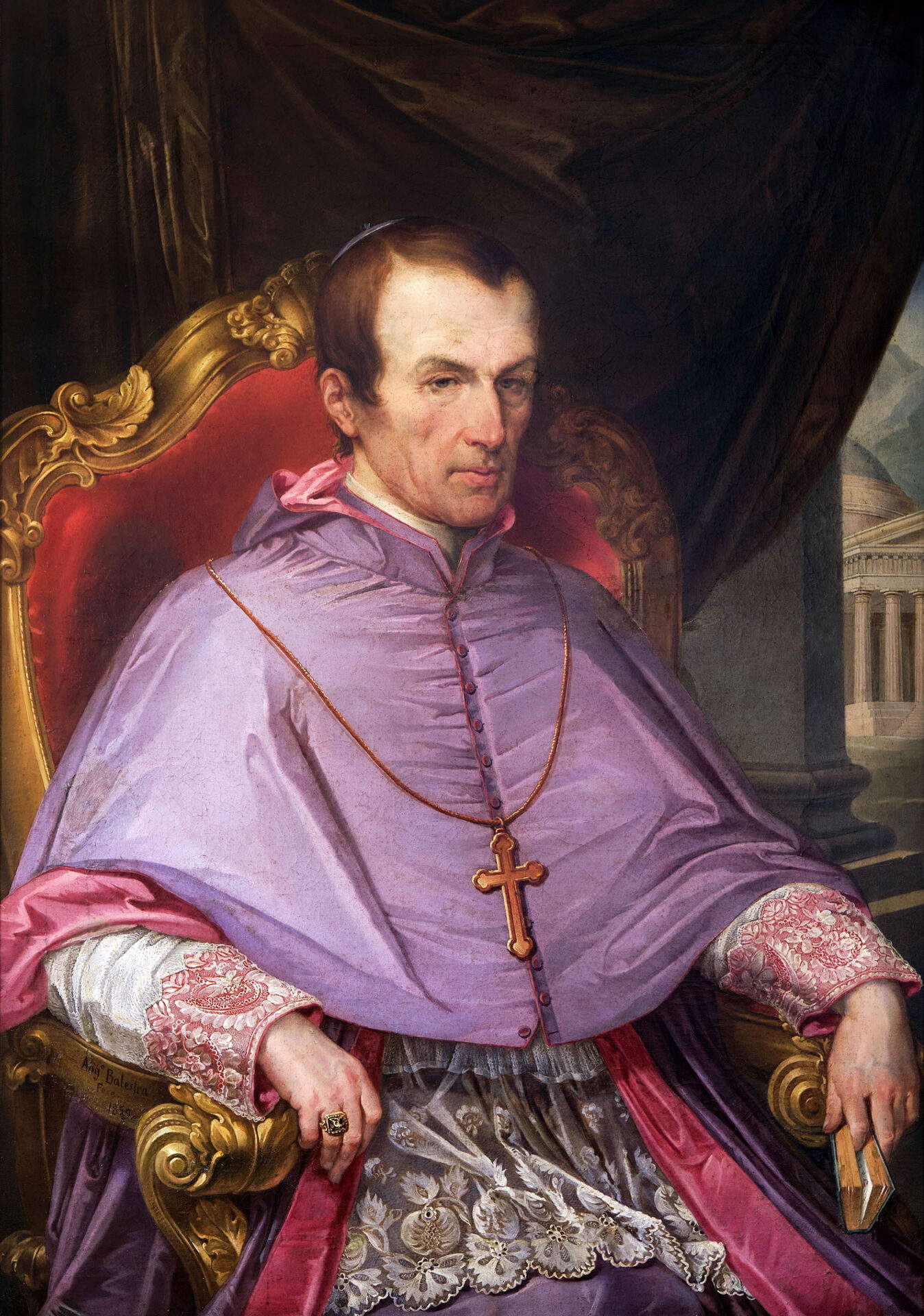 Angelo Balestra, Ritratto di Giovanni Battista Sartori (1859; olio su tela, 1859; Possagno, Museo Gypsotheca Antonio Canova)