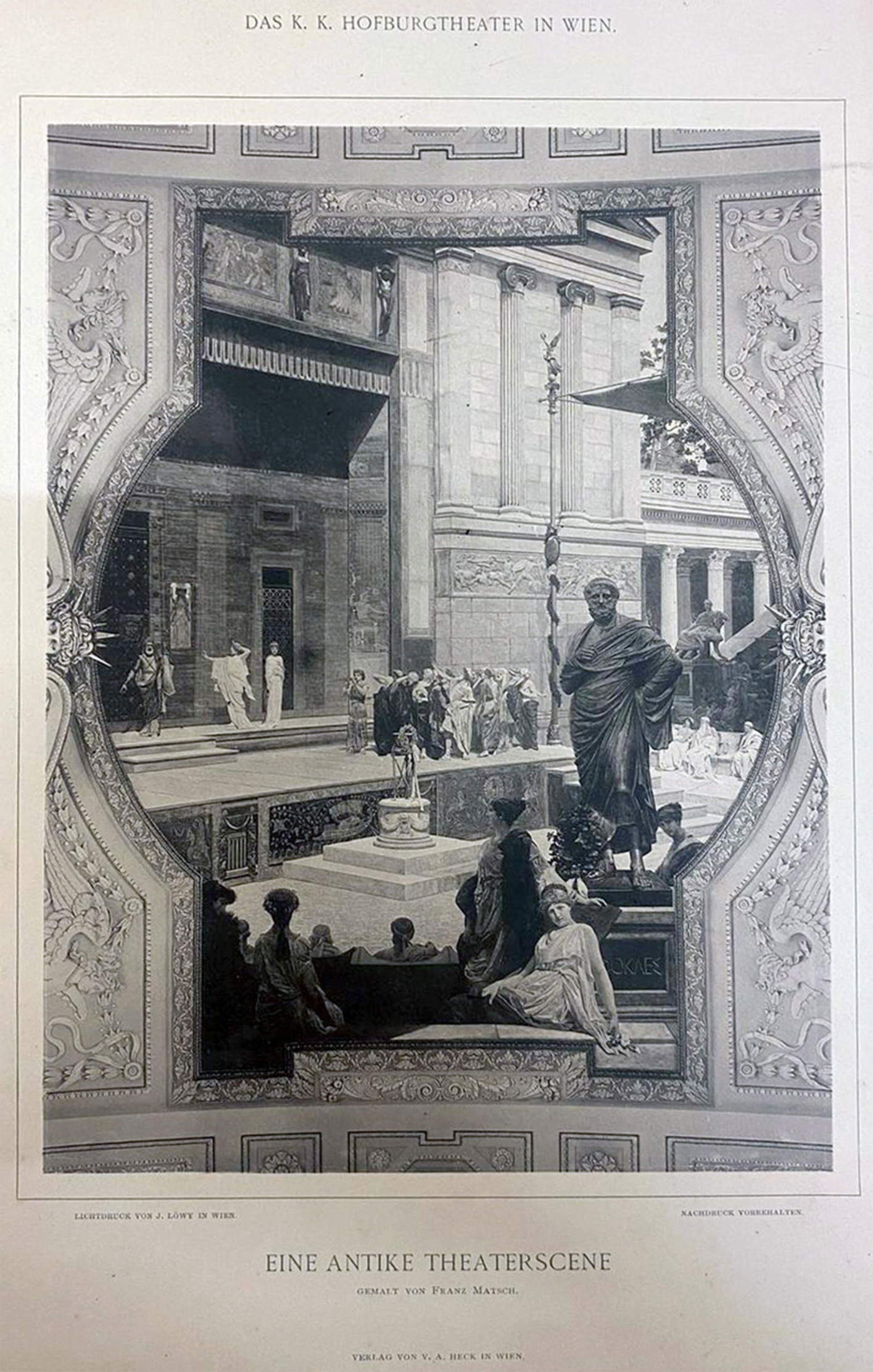 Franz Matsch, Un’antica scena di teatro (1889; Collezione Silvestri).