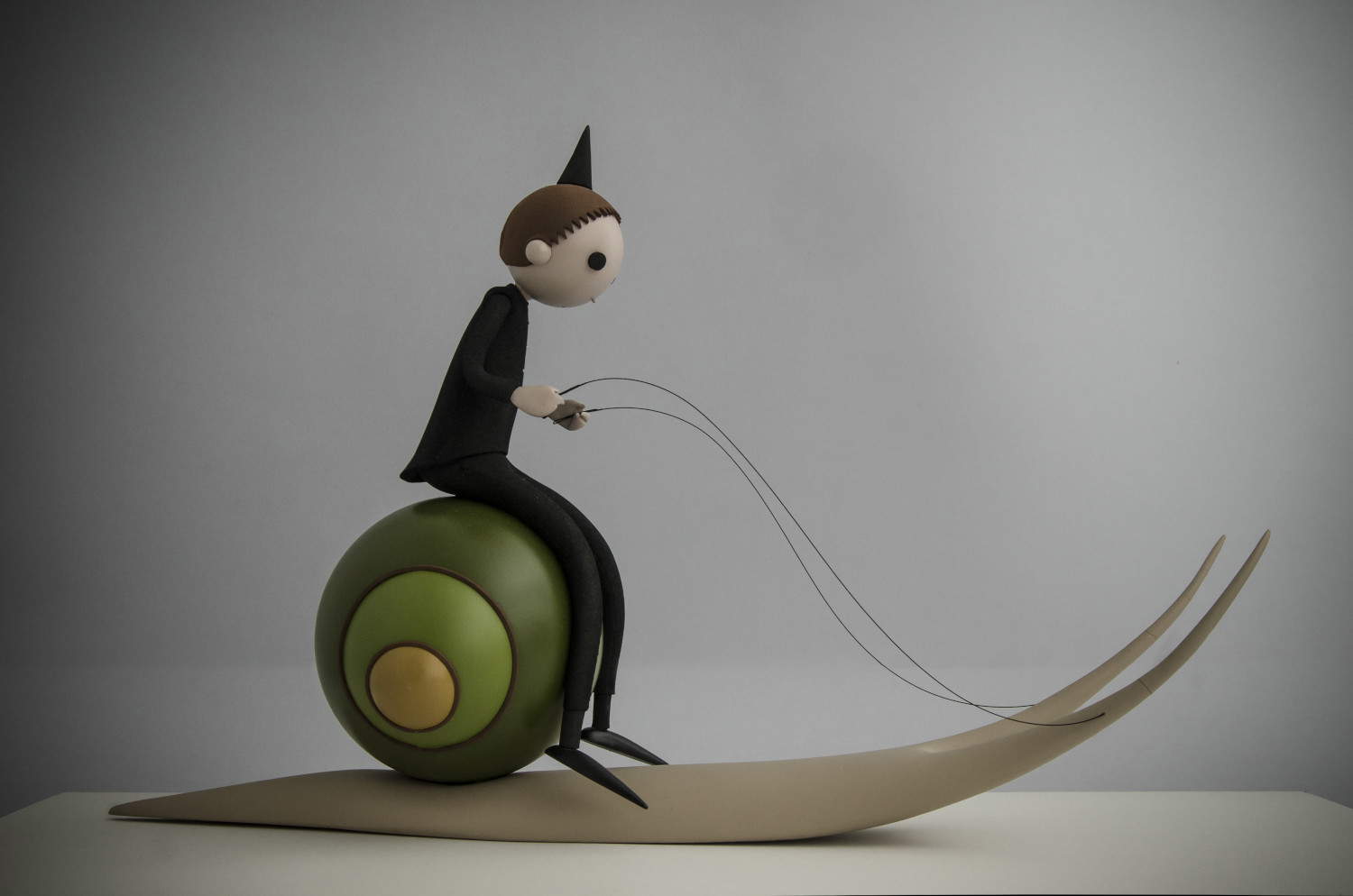 Antonio Cugnetto, Voyage (2024 ; multimatériau, 70x40x33 cm)