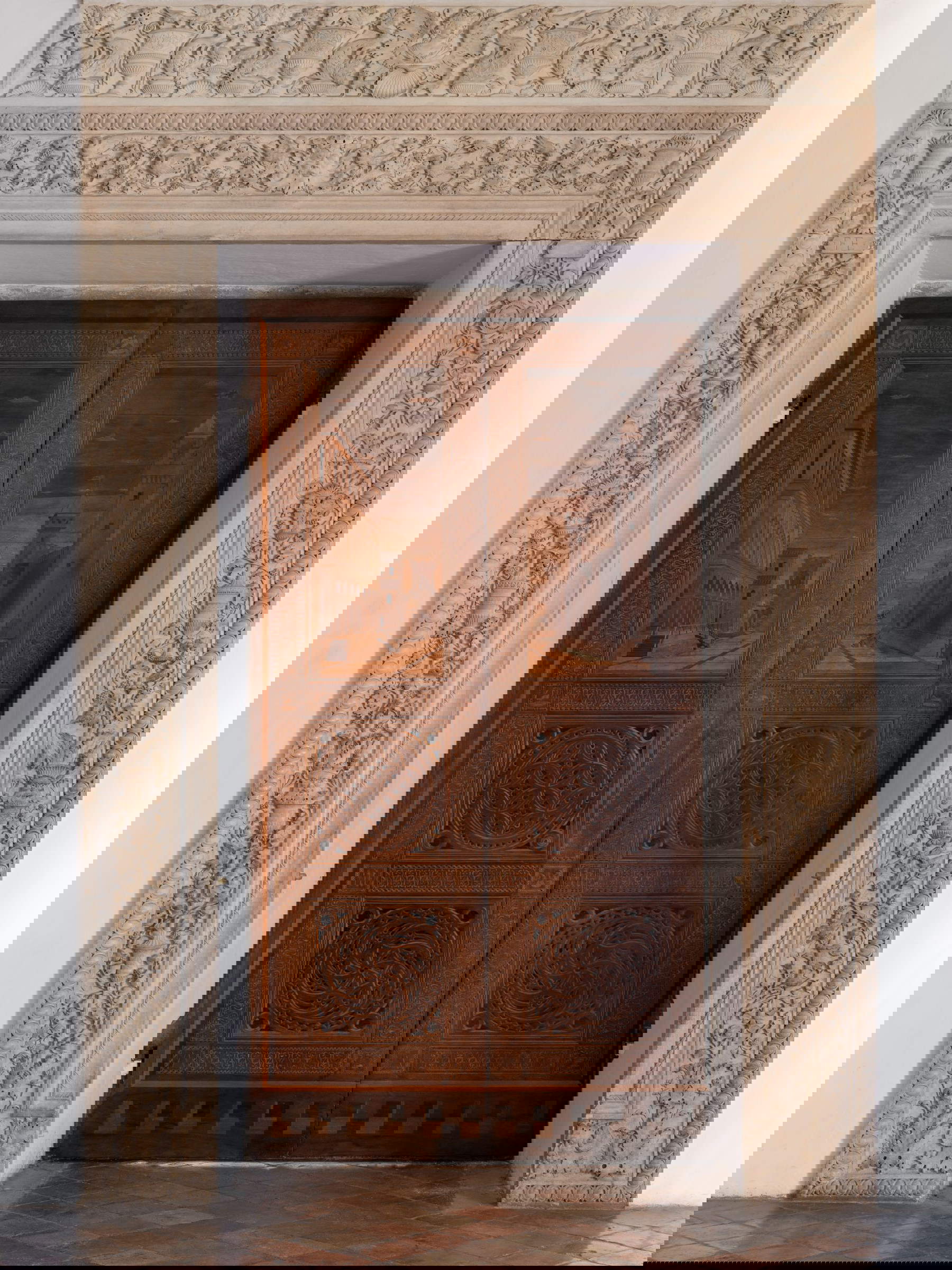 Das Innere des Herzogspalastes von Urbino