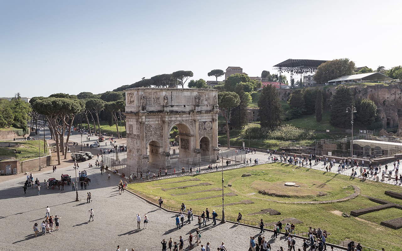 Arco di Costantino. Foto: Piere Goiffon