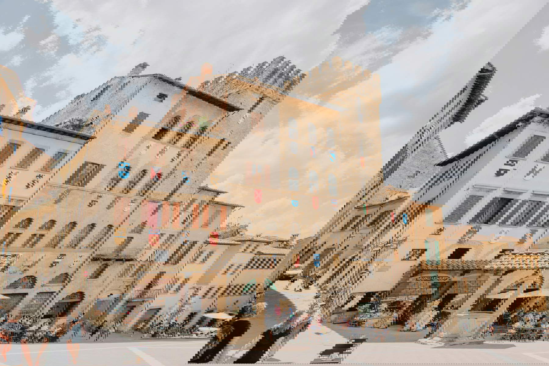 Arezzo, Piazza Grande. Photo: Alexander Henke