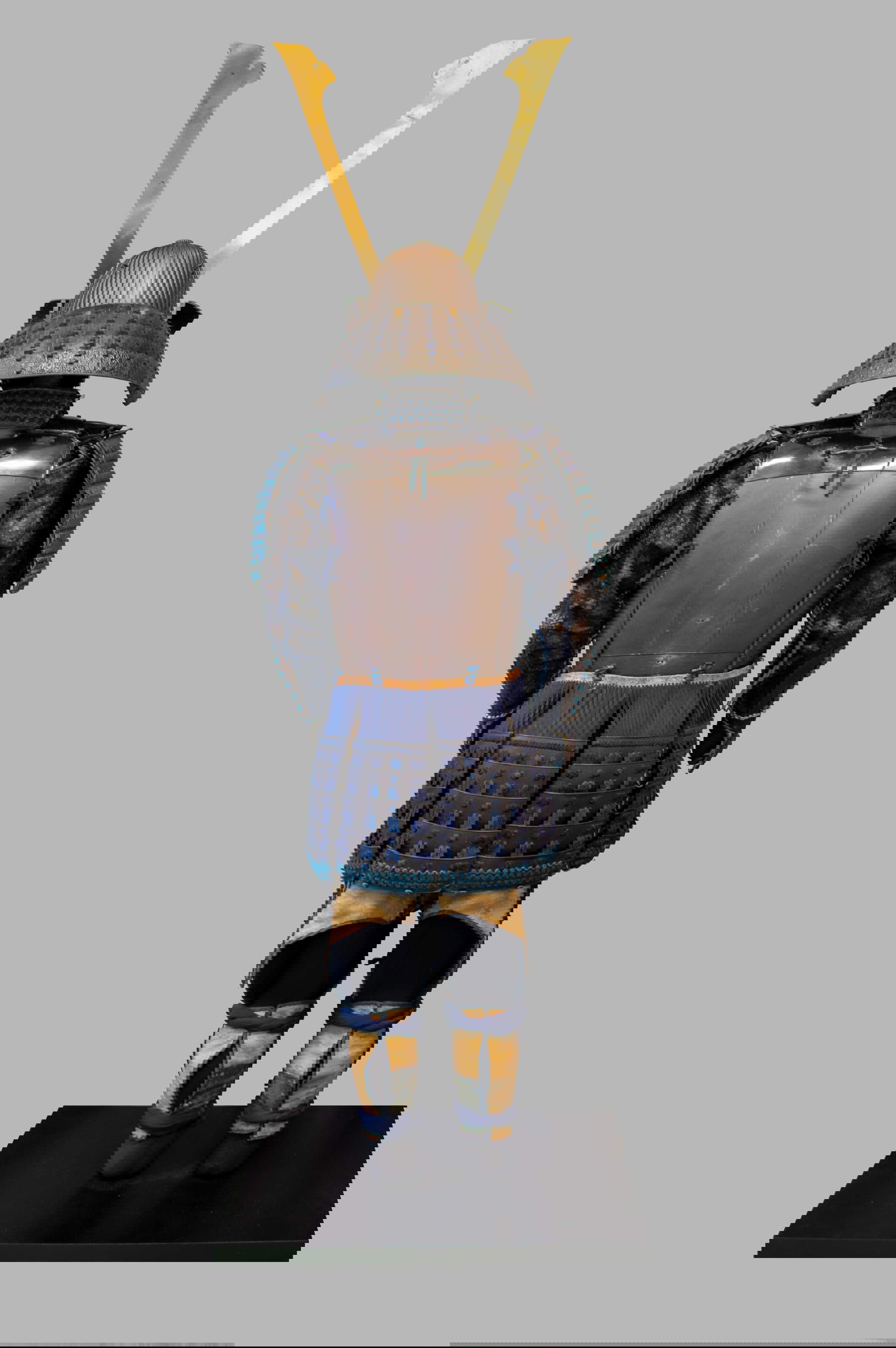 Samurai-Rüstung nach der Restaurierung