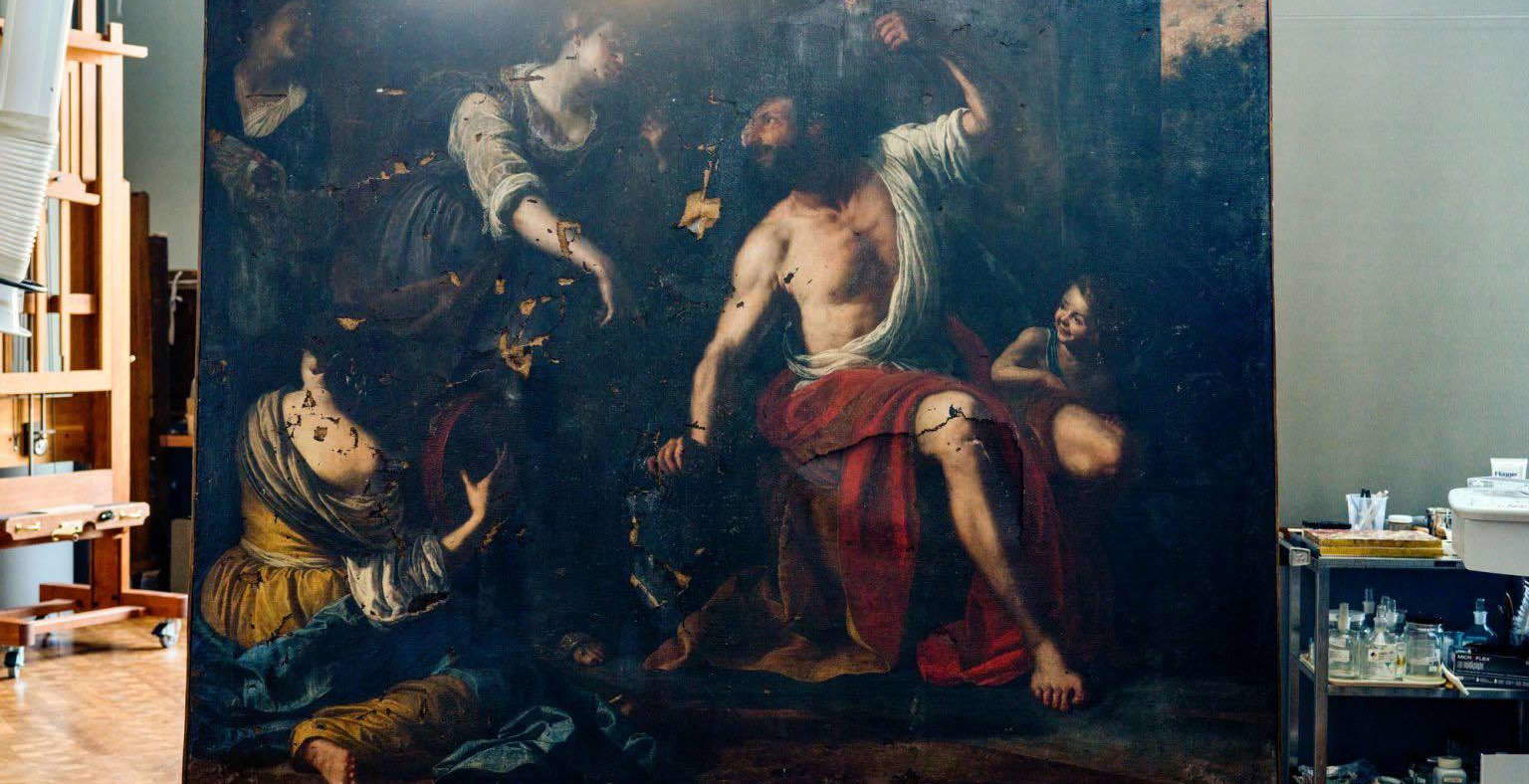 Artemisia Gentileschi, the work saved from the Beirut explosion on display at the Getty in Los Angeles