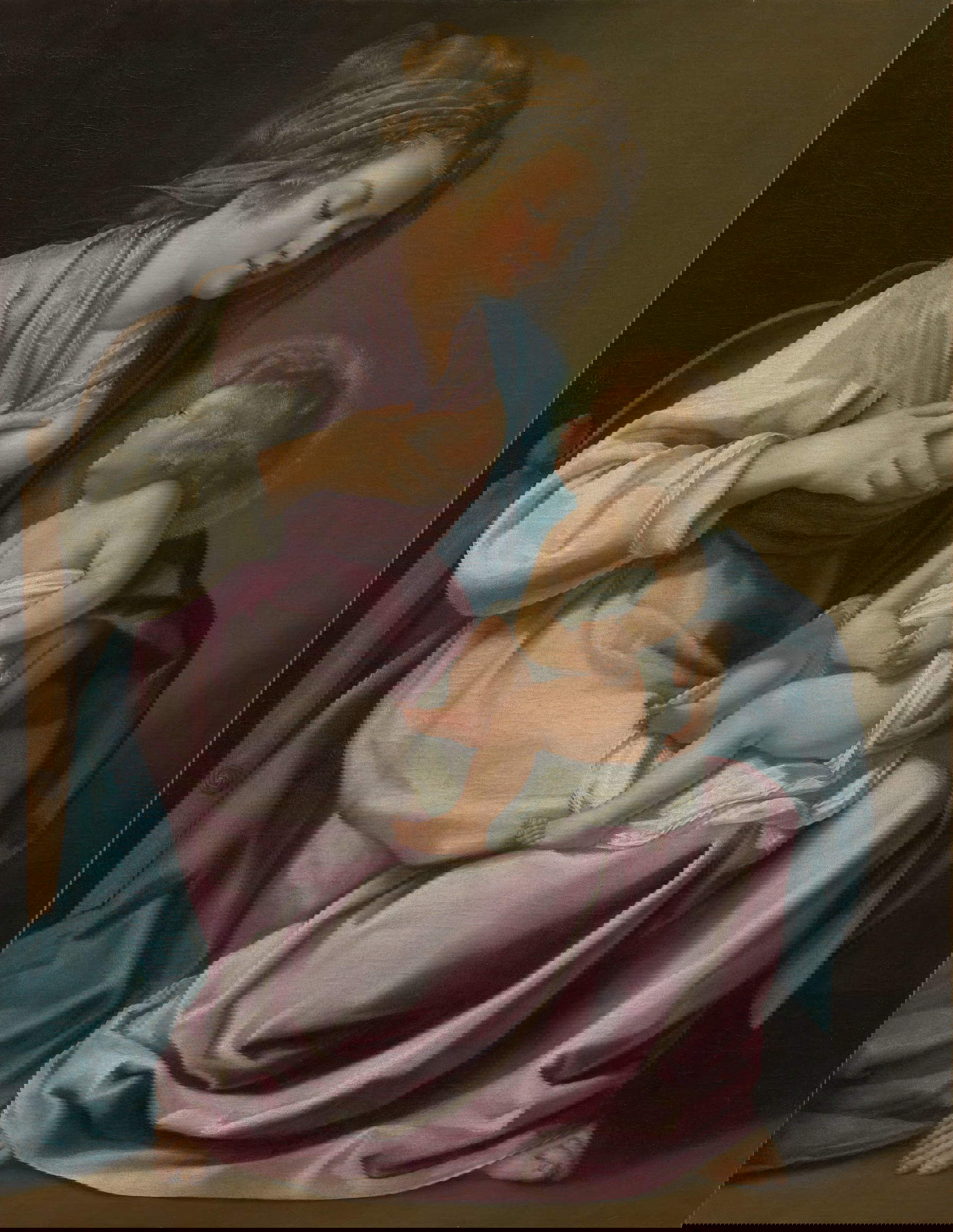 Artemisia Gentileschi, Madonna of Milk (1609-1610; oil on canvas, 116 x 89.3 cm; Madrid, Mar&iacute;a Cristina Masaveu Peterson Foundation)