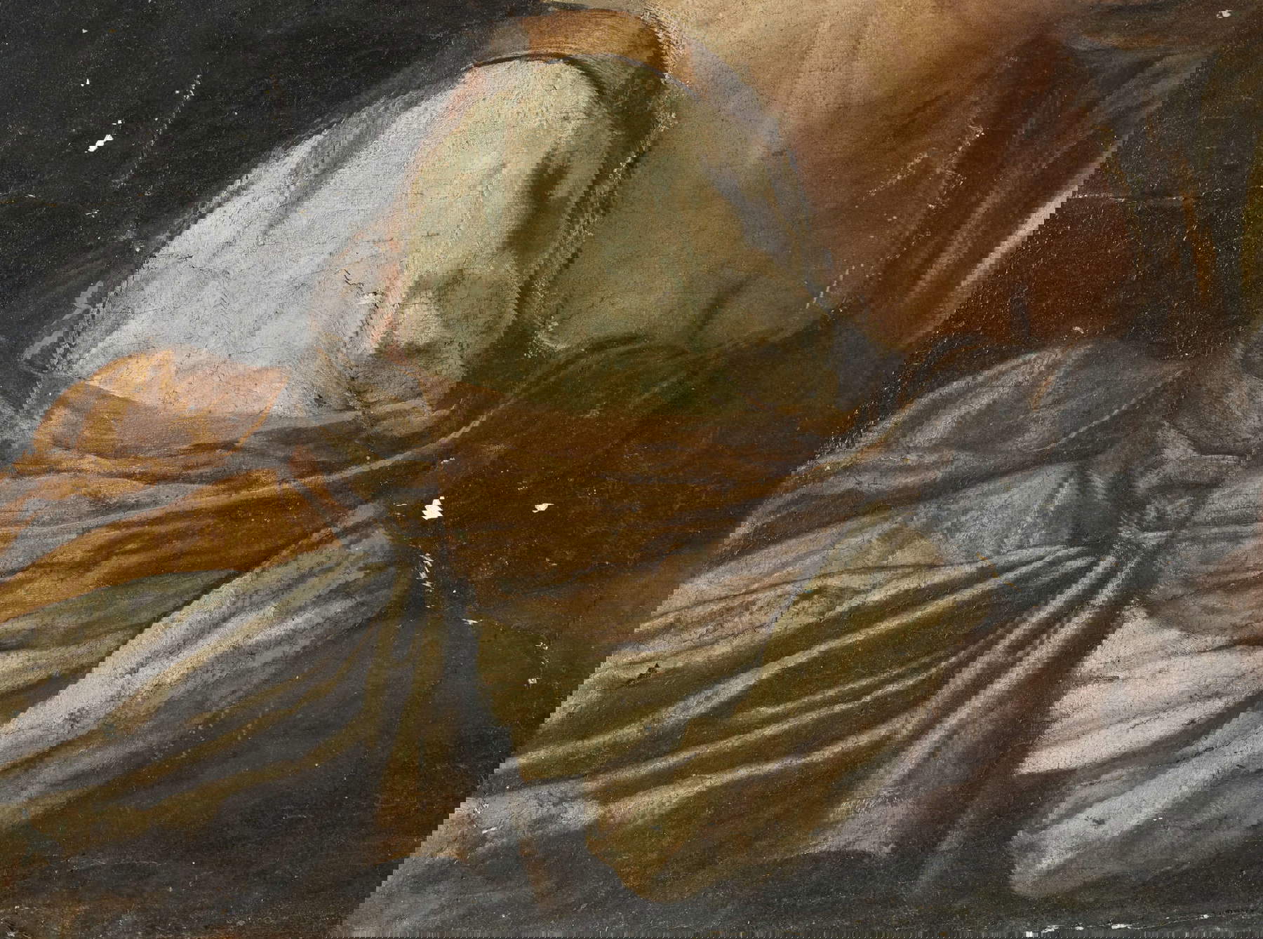 Artemisia Gentileschi, Samaritana, dettaglio