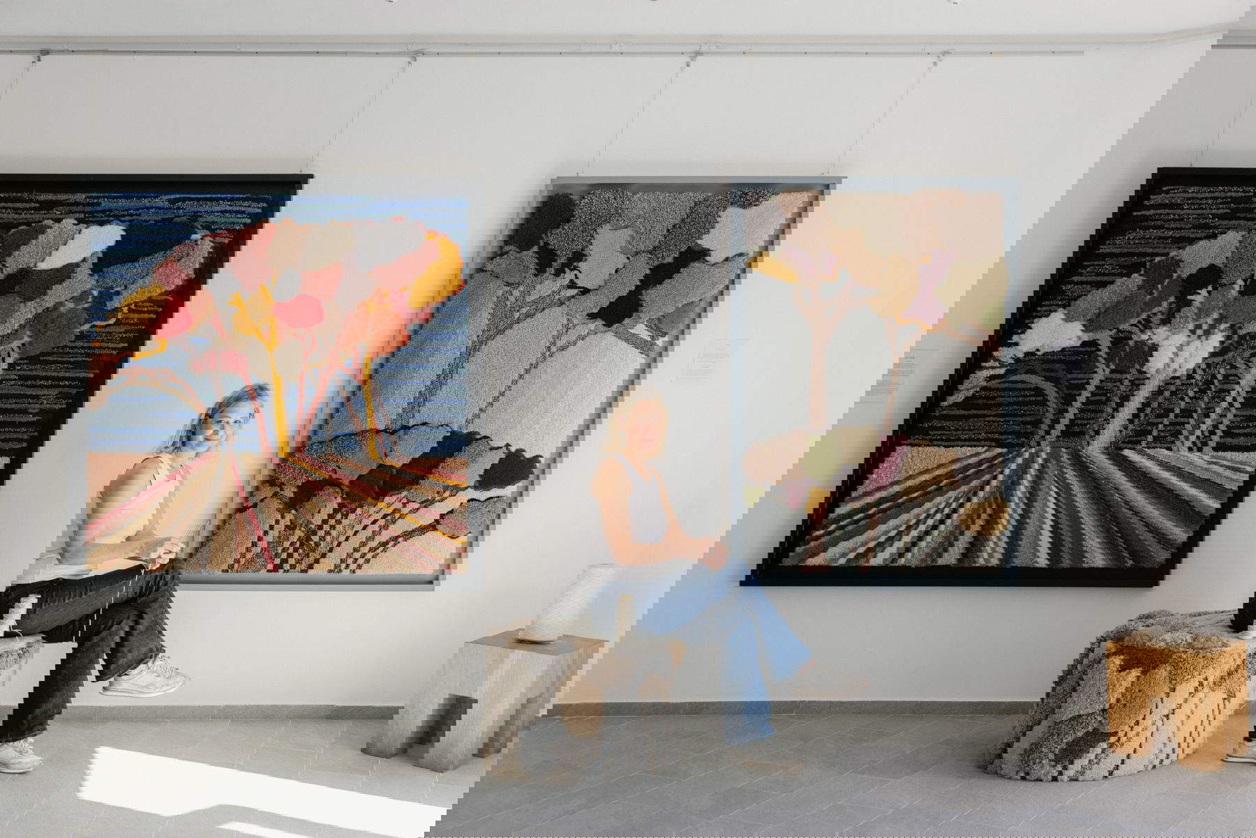 Jules Vissers in his atelier