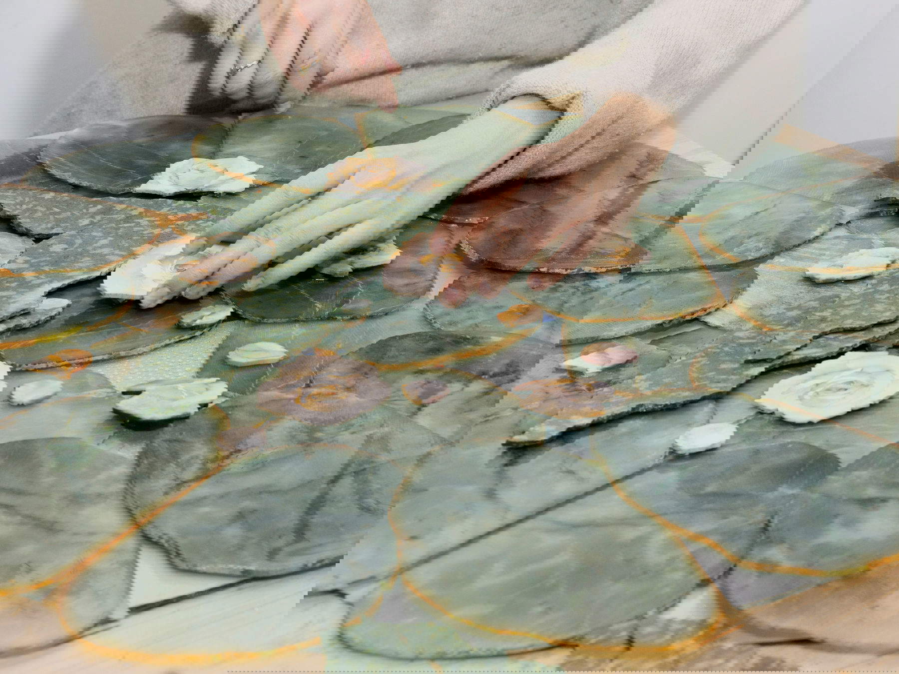Atelier Terre, travail en cours. Photo : © Nicolo Panzeri