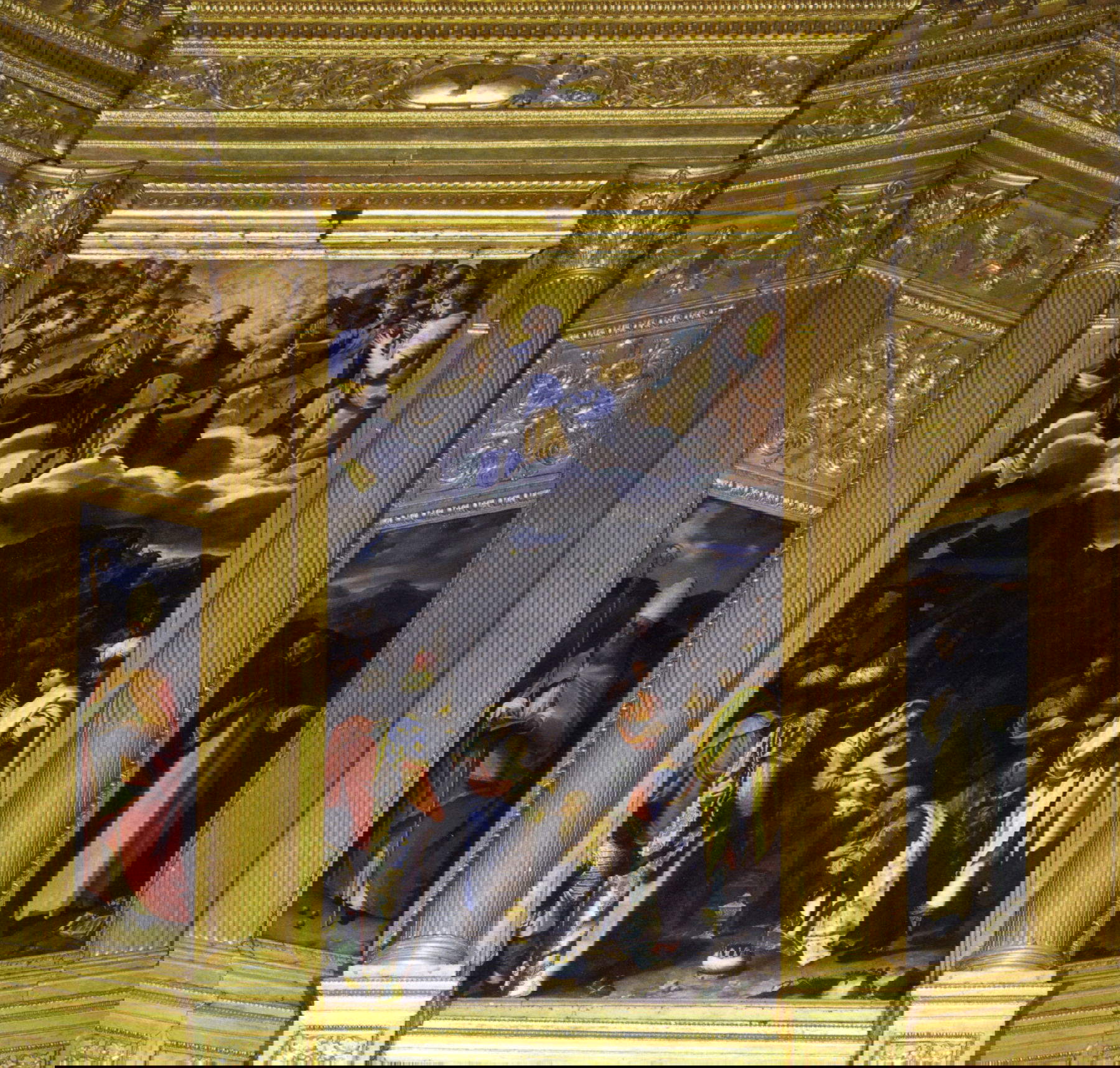 Bartolomeo Cesi, Adoration of the Magi (1595; oil on canvas; Bologna, Basilica of San Domenico, apse, back wall (formerly Grimaldi chapel))