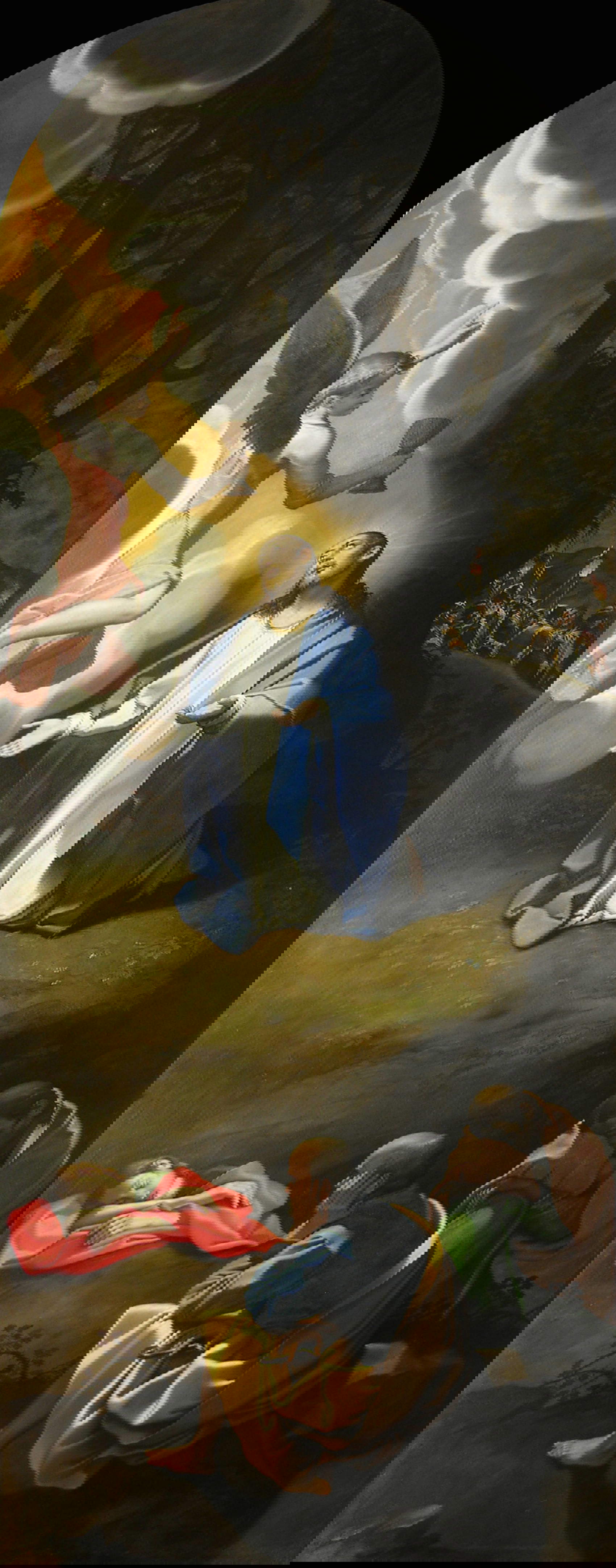 Bartolomeo Cesi, Oration in the Garden (c. 1597-1600 (?); oil on canvas, 140 x 160 cm; Bologna, Luca Mazzoni's Arcadia Preziosi)