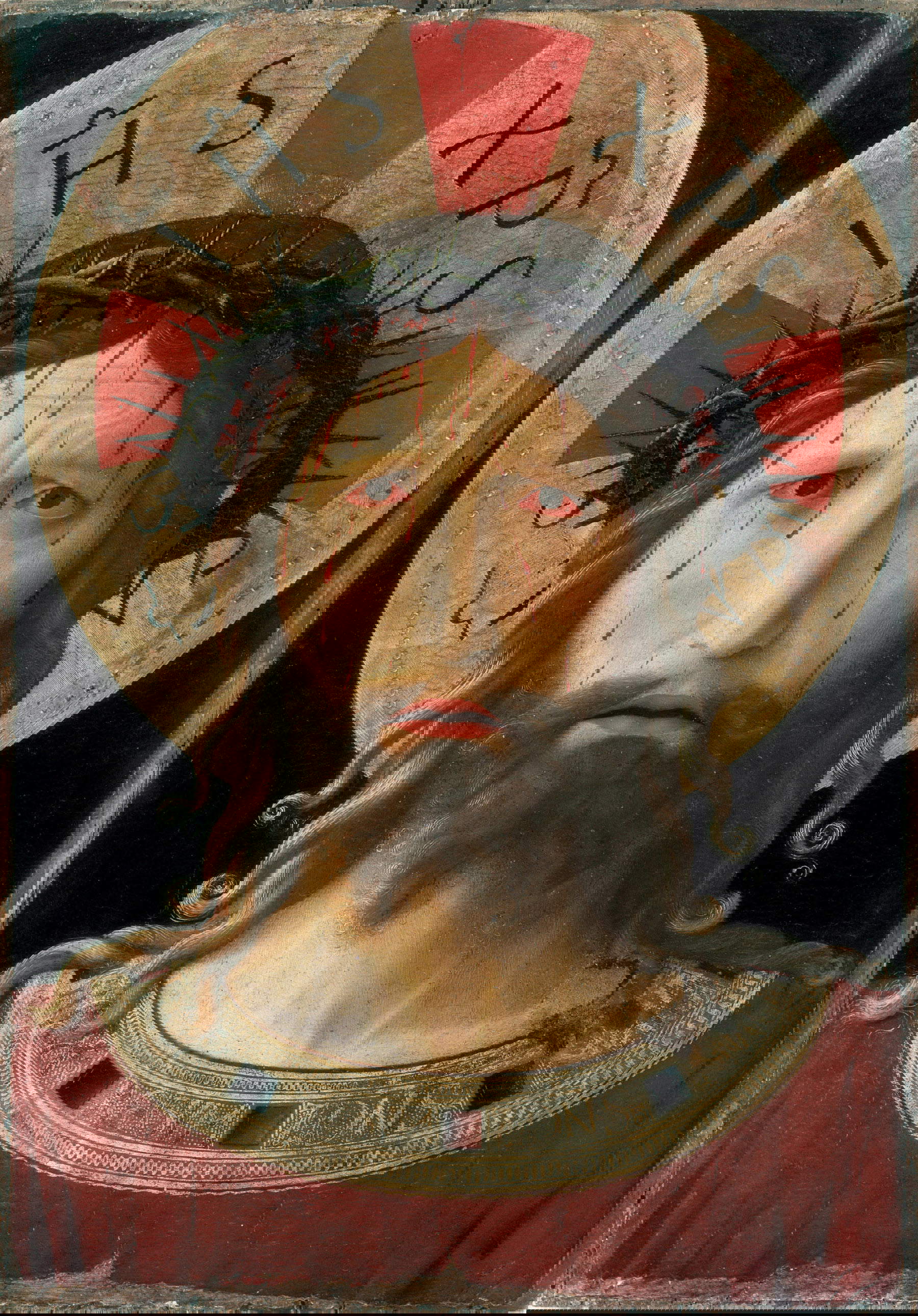 Beato Angelico, Christ as King of Kings (1447-1450; tempera and gold on panel, 55 x 39 cm; Livorno, cathedral of San Francesco, inv. no. 00501628) Photo: Bridgeman Images