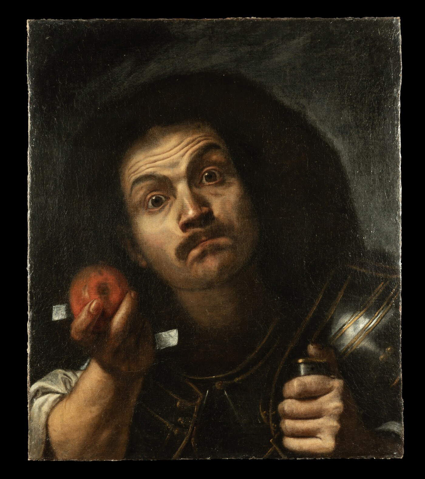 Pietro Bellotti, Self-Portrait as an Allegory of Amazement (ca. 1658; Venice, Gallerie dell'Accademia). Courtesy of Matteo Panciera for Gallerie dell'Accademia.