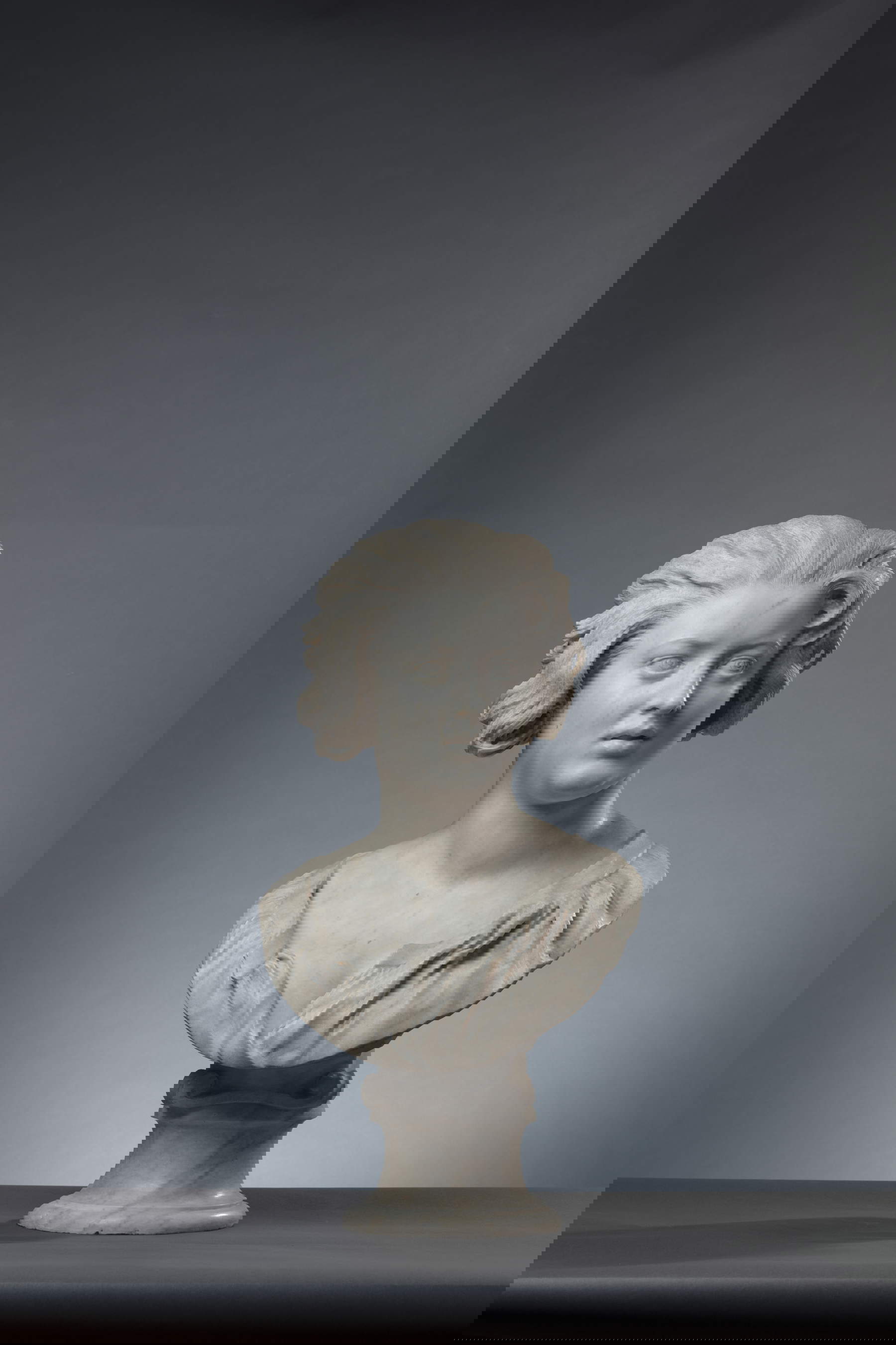 Gian Lorenzo Bernini, Portrait of Costanza Bonarelli (c. 1637 - 1638; marble, 74.5 cm; Florence, Museo Nazionale del Bargello). By concession of the Ministry of Culture - Florence Academy Gallery and Bargello Museums. Reproduction prohibited.