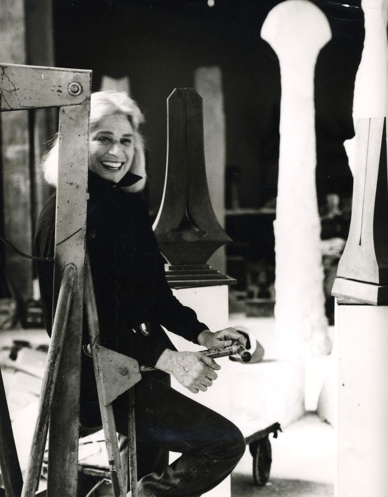 Portrait de Beverly Pepper (années 1980). Avec l'aimable autorisation de la Beverly Pepper Projects Foundation, Todi. Photo de Curtis Bill Pepper