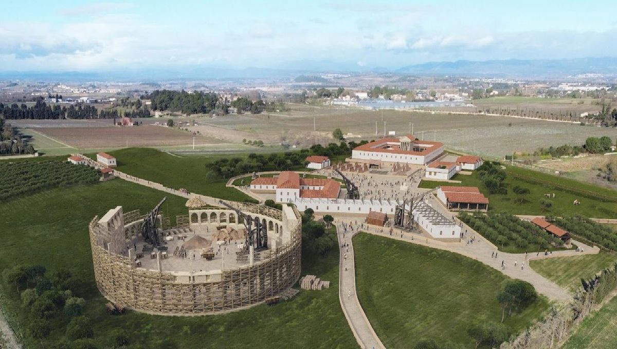 Beginn des Wiederaufbaus einer ganzen römischen Stadt in Frankreich: Béziers Antique, eine 19 Hektar große Anlage