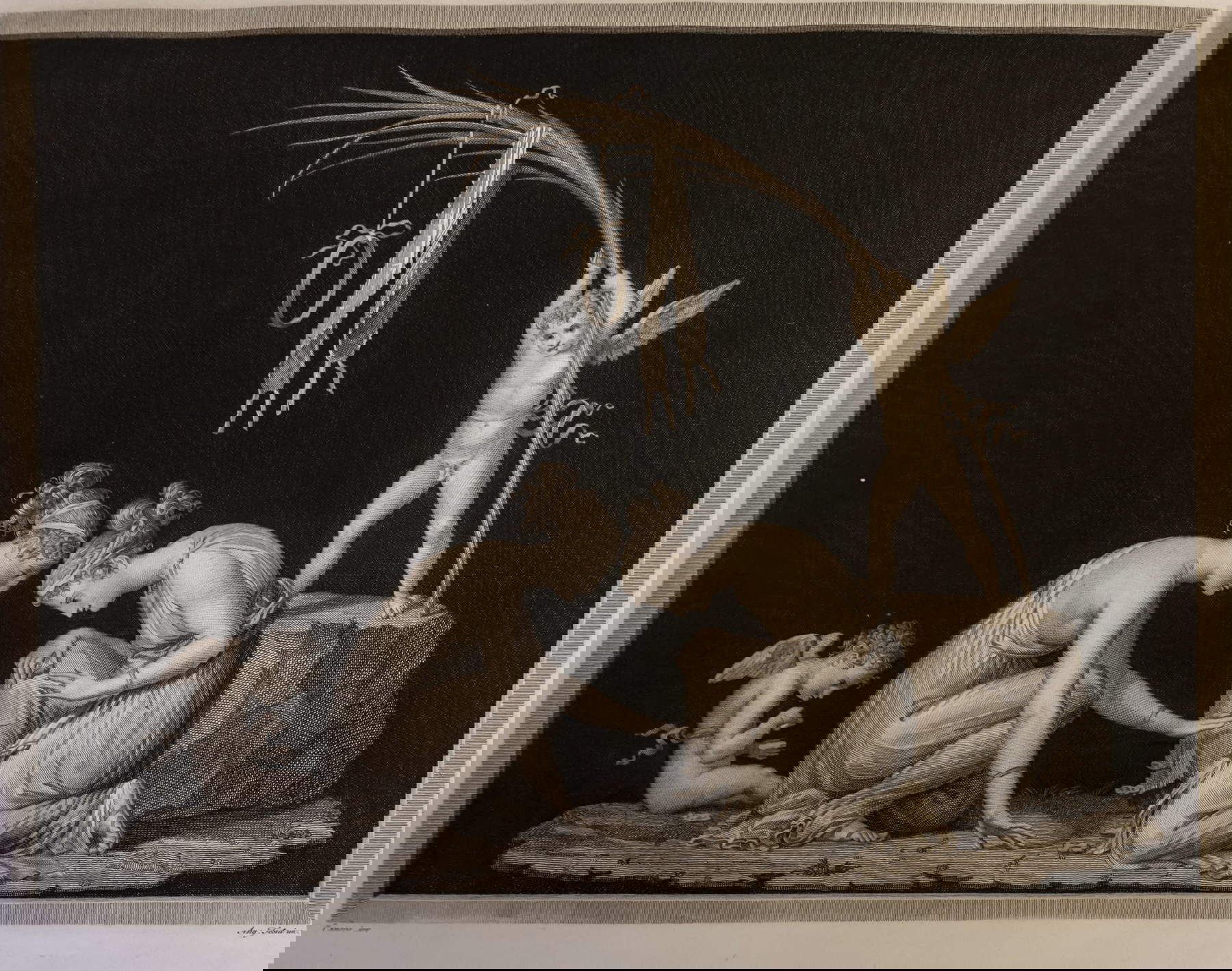 Antonio Canova, Le Muse coi loro poeti e filosofi, Roma: Calcografia Camerale, 1809&ndash;1814  &copy; Kunsthistorisches Institut in Florenz &ndash; Max-Planck-Institut / Foto: B&auml;rbel Reinhard