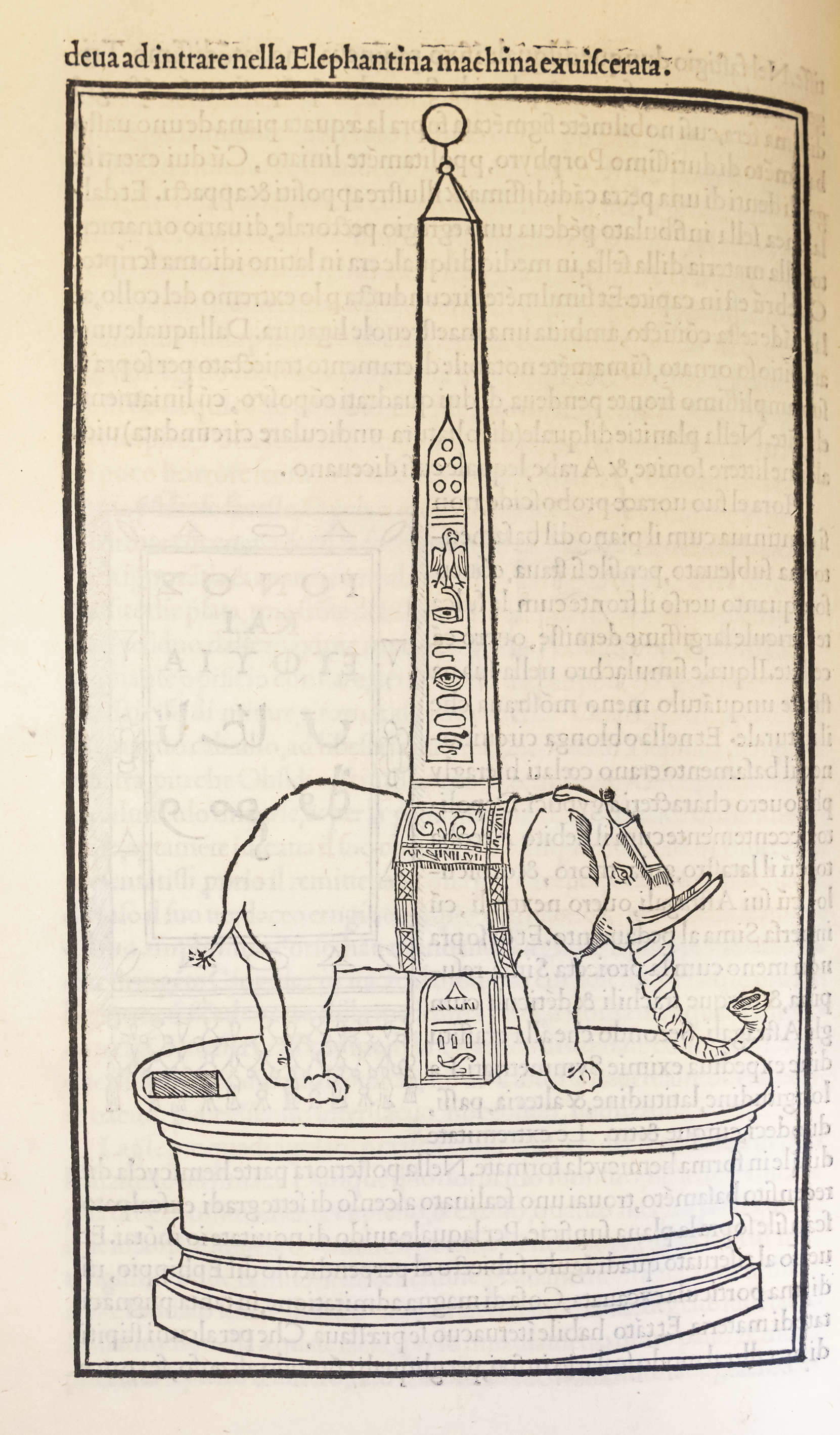 Francesco Colonna, Hypnerotomachia Poliphili, Venezia: Aldus Manutius, dicembre 1499  &copy; Kunsthistorisches Institut in Florenz &ndash; Max-Planck-Institut / Foto: B&auml;rbel Reinhard