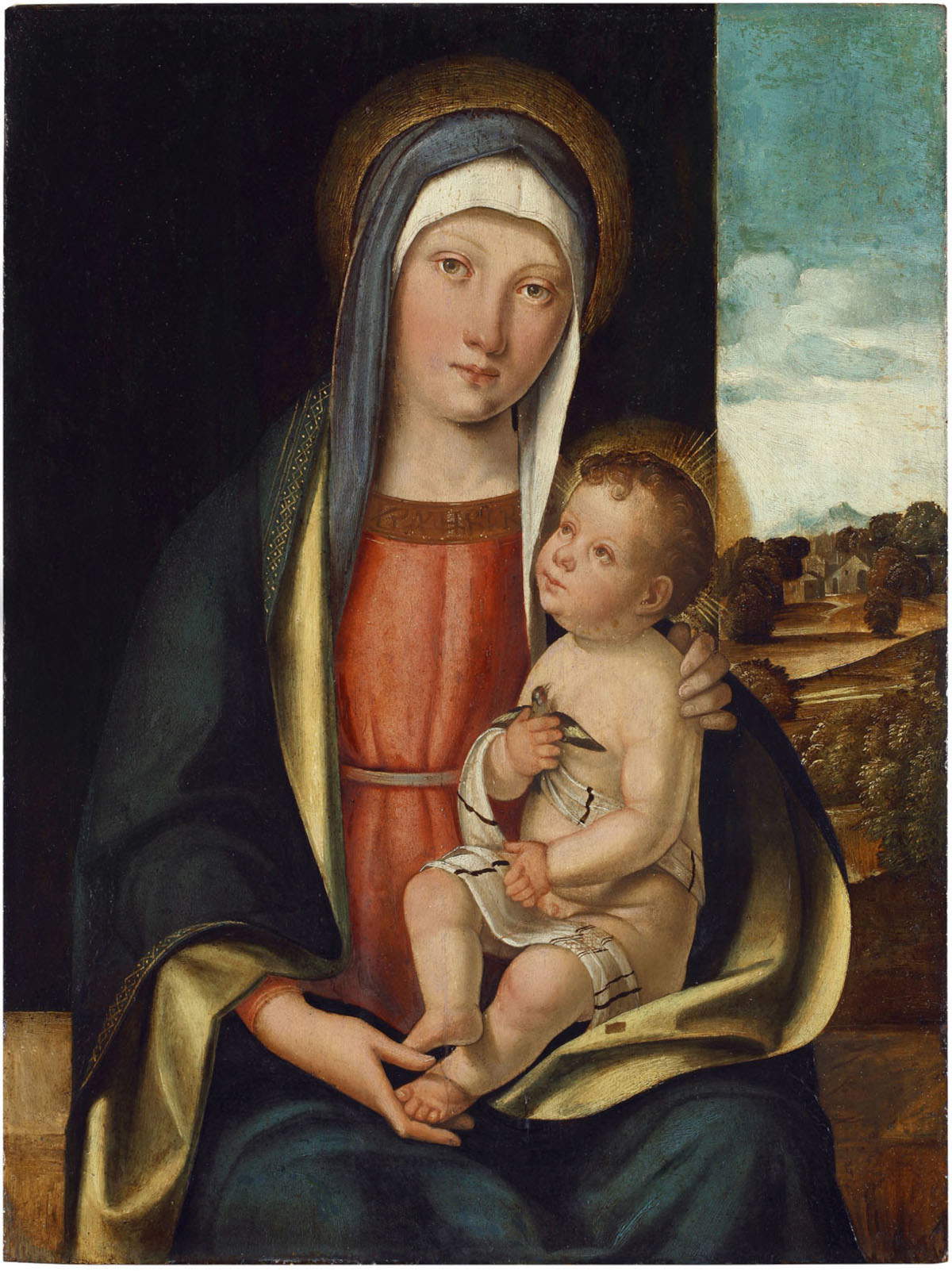 Boccaccio Boccaccino, Virgen con el Niño (Padua, Musei Civici)