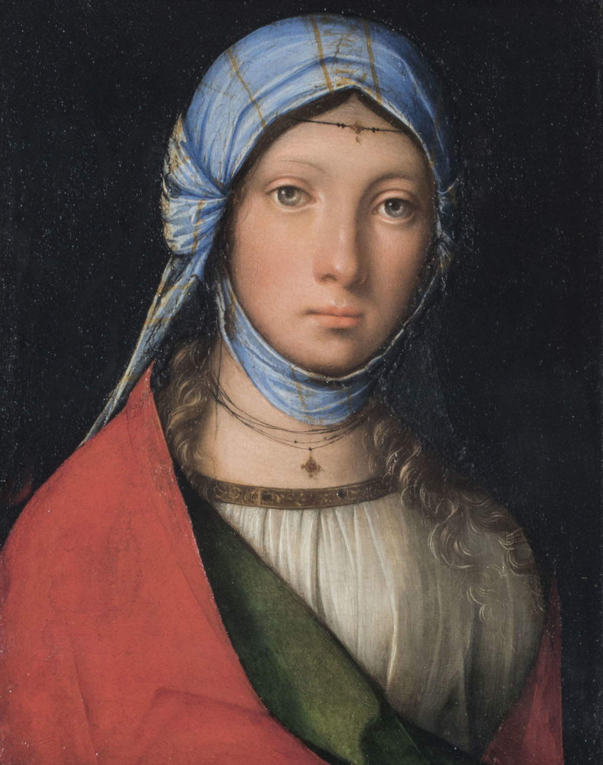 Boccaccio Boccaccino, Zingarella (1504; óleo sobre tabla; Florencia, Galerías Uffizi)