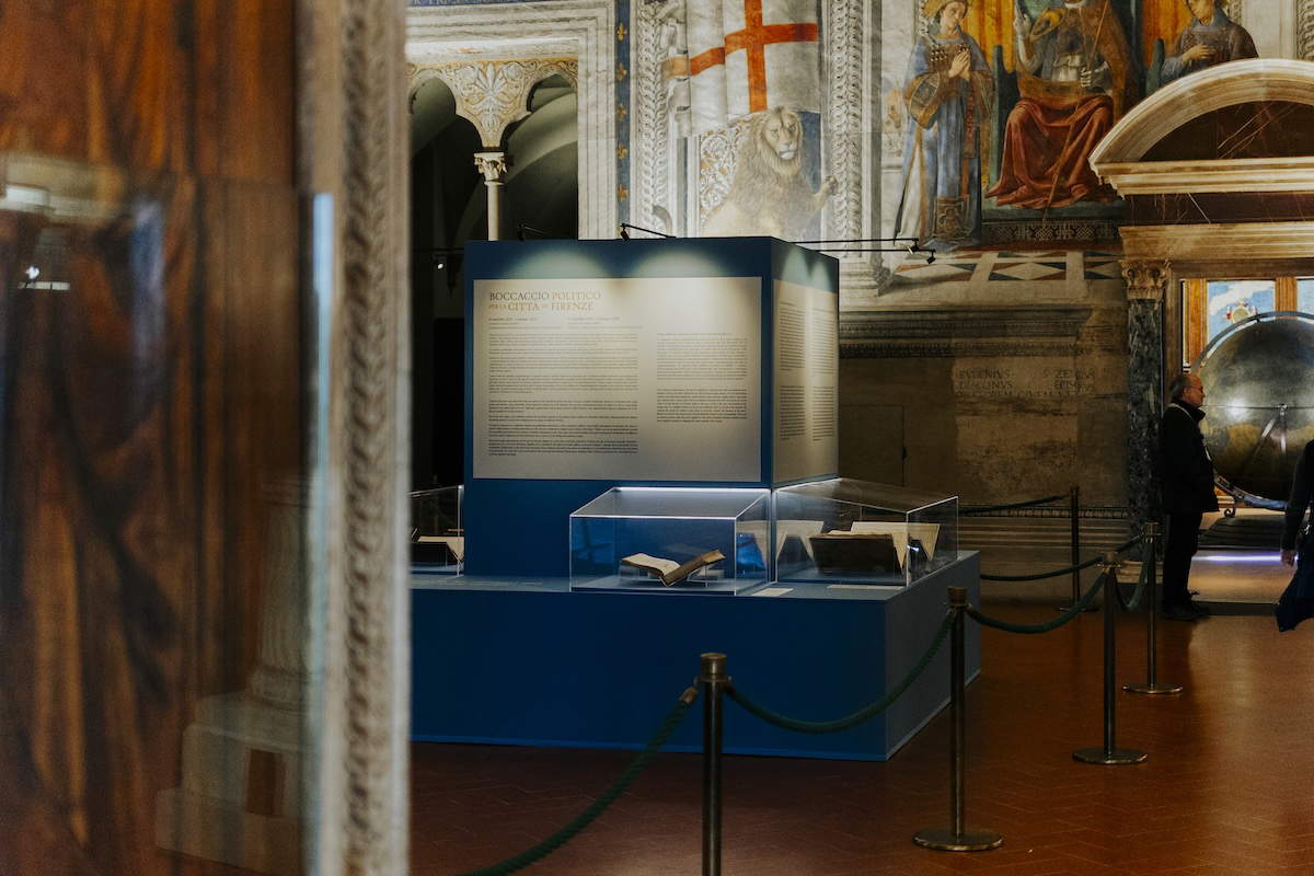 Political Boccaccio for the city of Florence, Museum of Palazzo Vecchio Sala dei Gigli. Photo: Gianmarco Caroti