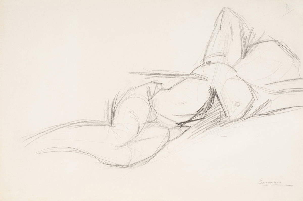 Umberto Boccioni, Female Nude. Photo: Studio Esseci