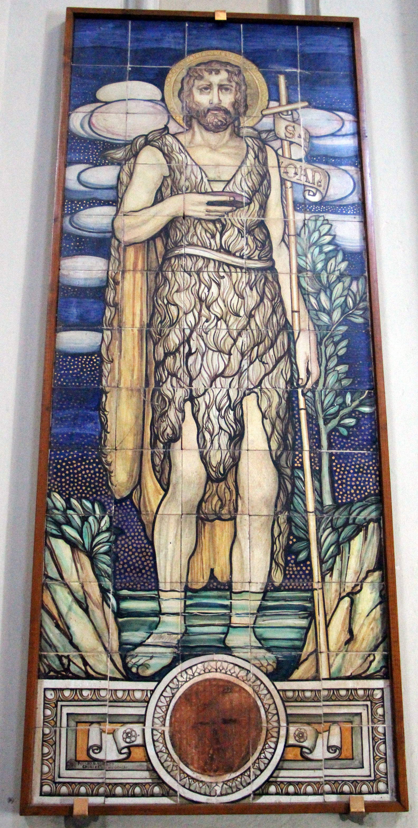 Borgo San Lorenzo, San Giovanni Battista di Galileo Chini nel santuario del Santissimo Crocifisso. Foto: Wikimedia Commons &ndash; Sailko