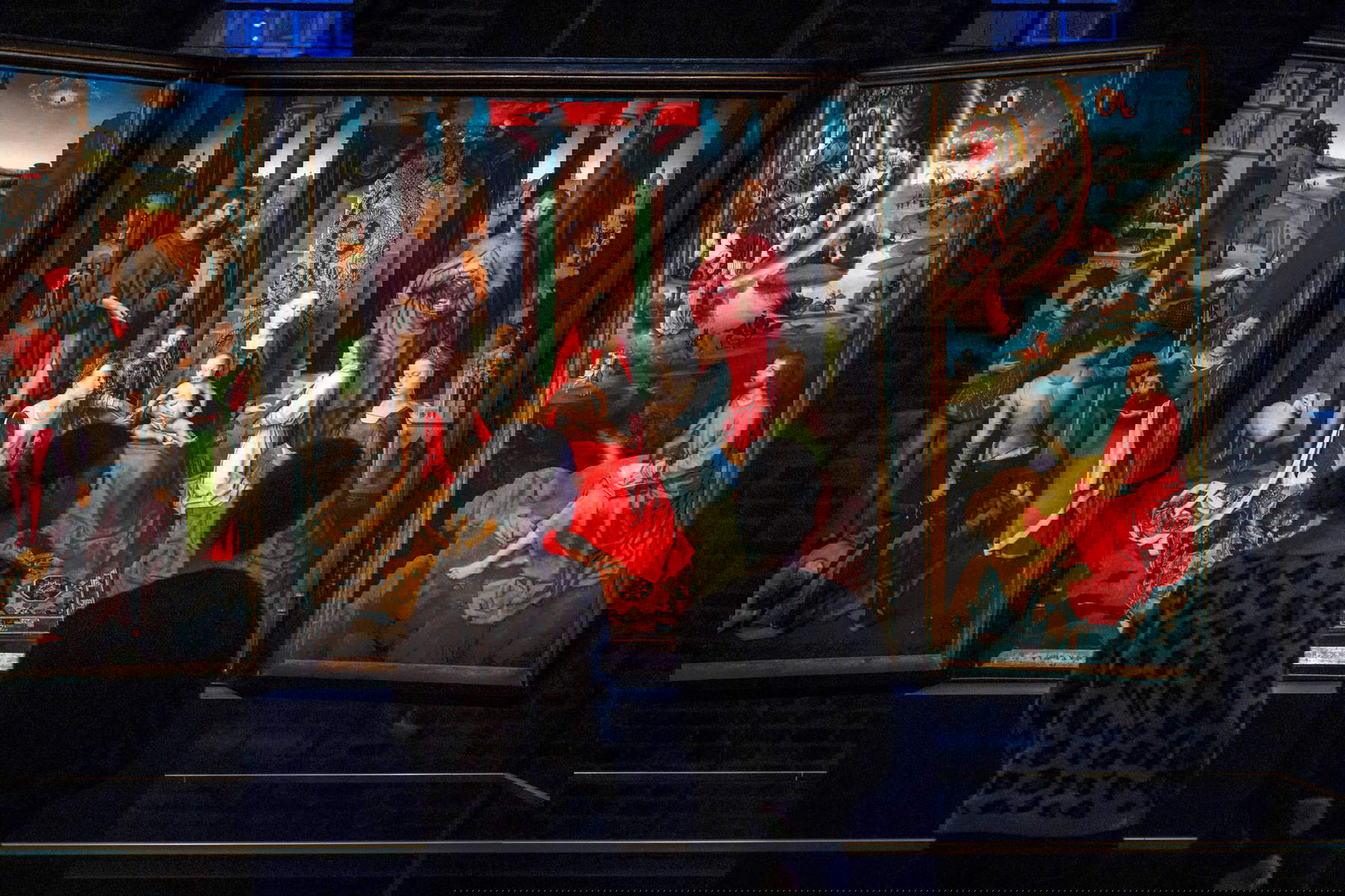 Trittico del Matrimonio mistico di santa Caterina di Hans Memling al Sint-Janshospitaal. Foto: Visit Bruges / Jan Darthet Trittico del Matrimonio mistico di santa Caterina di Hans Memling al Sint-Janshospitaal. Foto: Visit Bruges / Jan Darthet