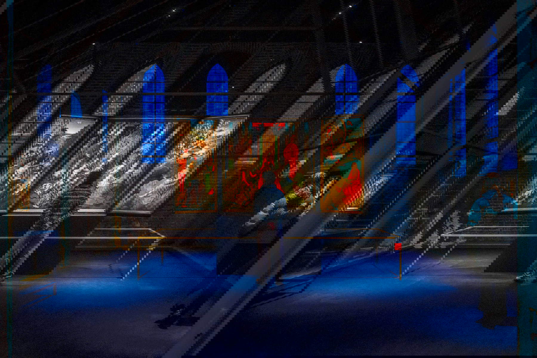 Trittico del Matrimonio mistico di santa Caterina di Hans Memling al Sint-Janshospitaal. Foto: Visit Bruges / Jan Darthet Trittico del Matrimonio mistico di santa Caterina di Hans Memling al Sint-Janshospitaal. Foto: Visit Bruges / Jan Darthet