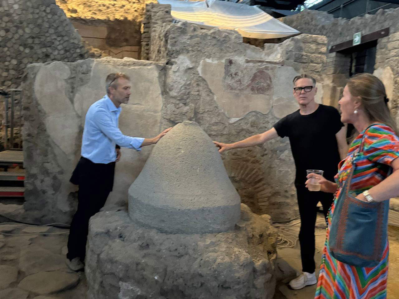 Bryan Adams in visita a Pompei