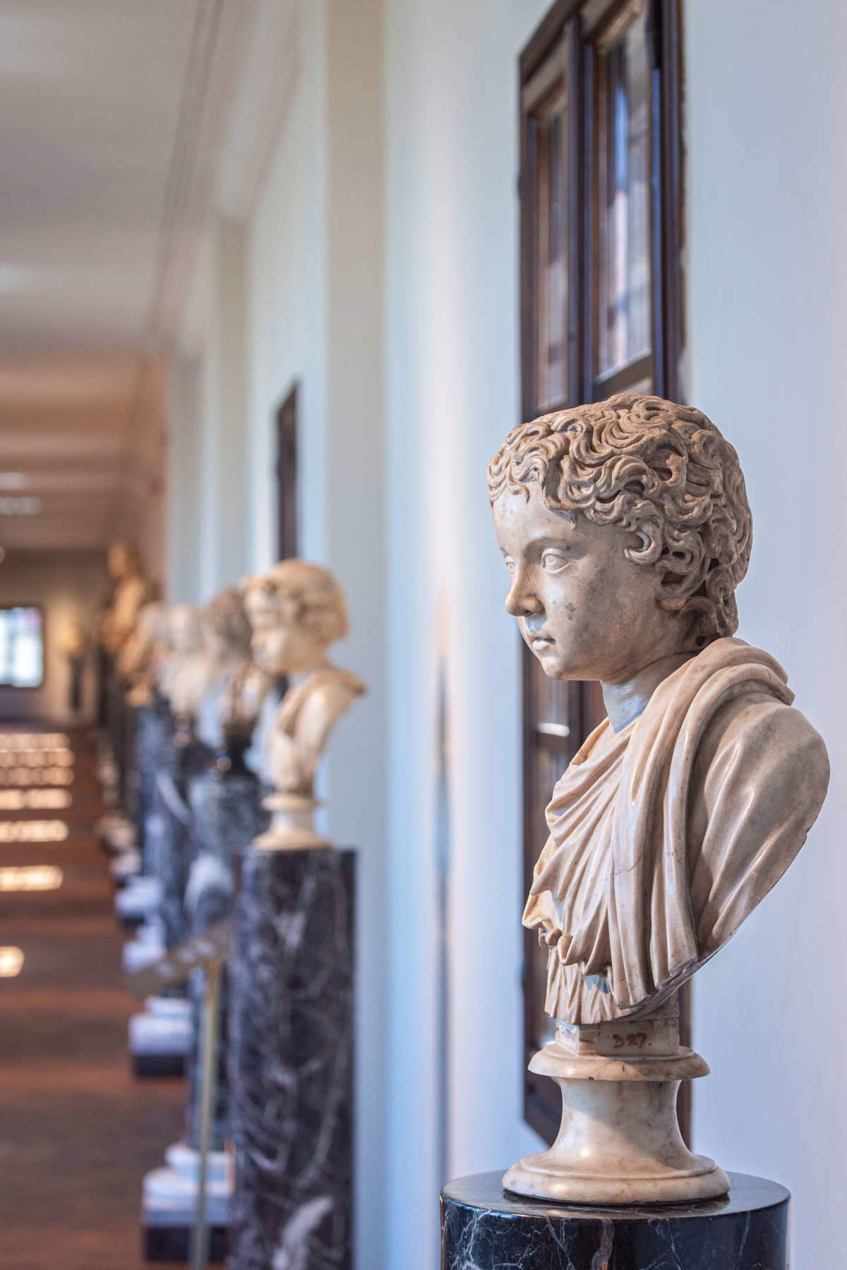 The busts of the Vasari Corridor The busts of the Vasari Corridor