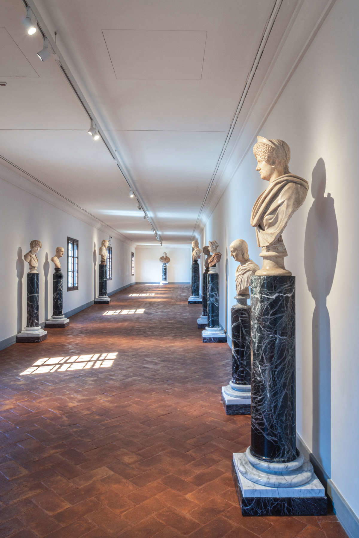 The busts of the Vasari Corridor The busts of the Vasari Corridor