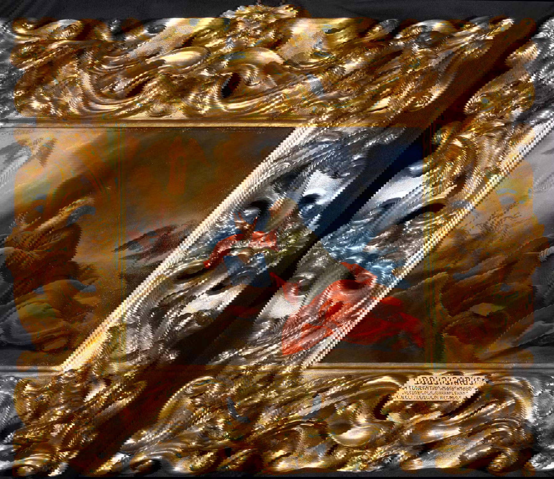 Carlo Dolci St. John the Evangelist on Patmos (1656; Oil on copper, 38 x 49 cm; Florence, Palazzo Pitti - Palatine Gallery) Photo: Uffizi