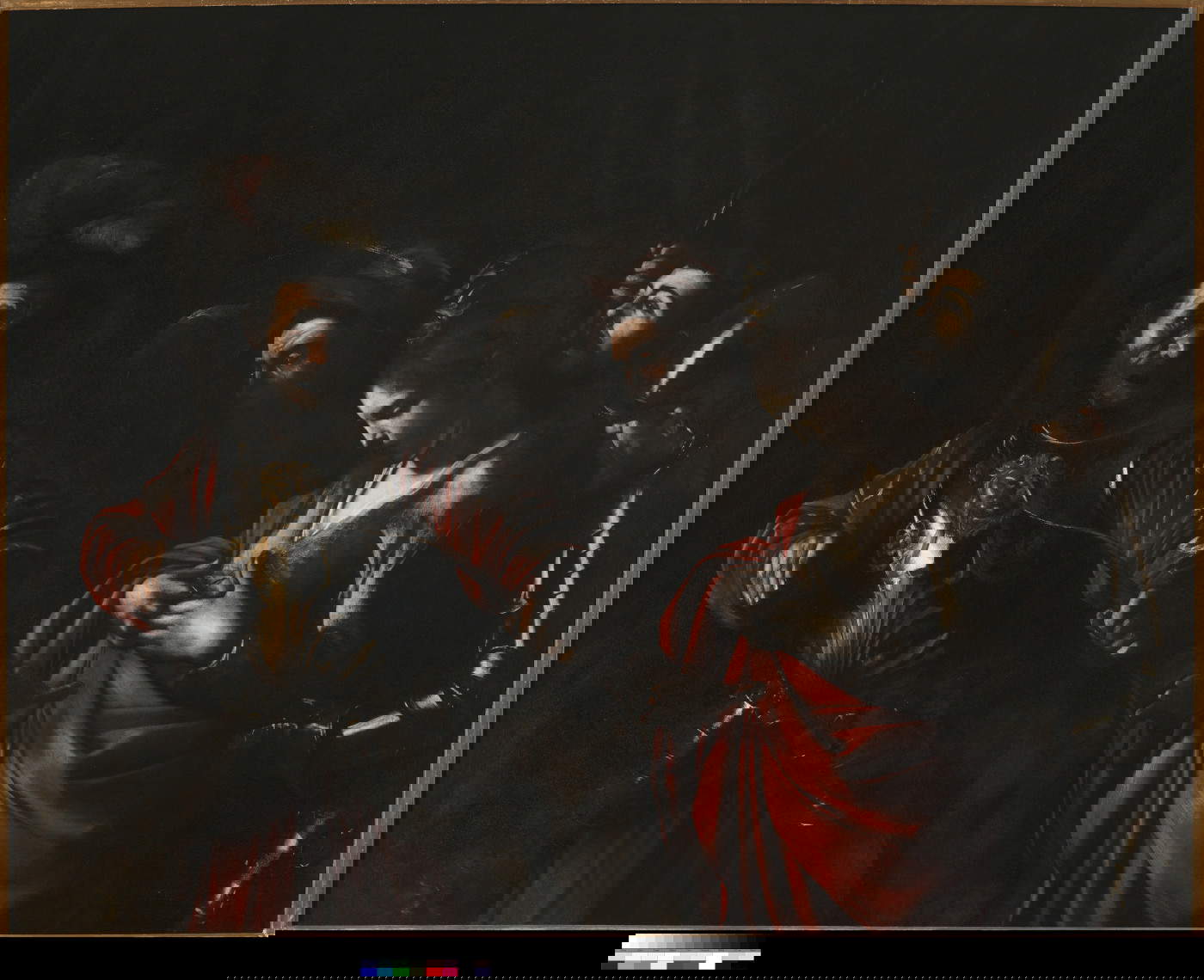 Caravaggio, Martirio di Sant&rsquo;Orsola (1610; olio su tela, 143 x 180 cm; Collezione Intesa Sanpaolo, Gallerie d'Italia &ndash; Napoli). Crediti: Archivio Patrimonio Artistico Intesa Sanpaolo. Foto di Luciano Pedicini, Napoli