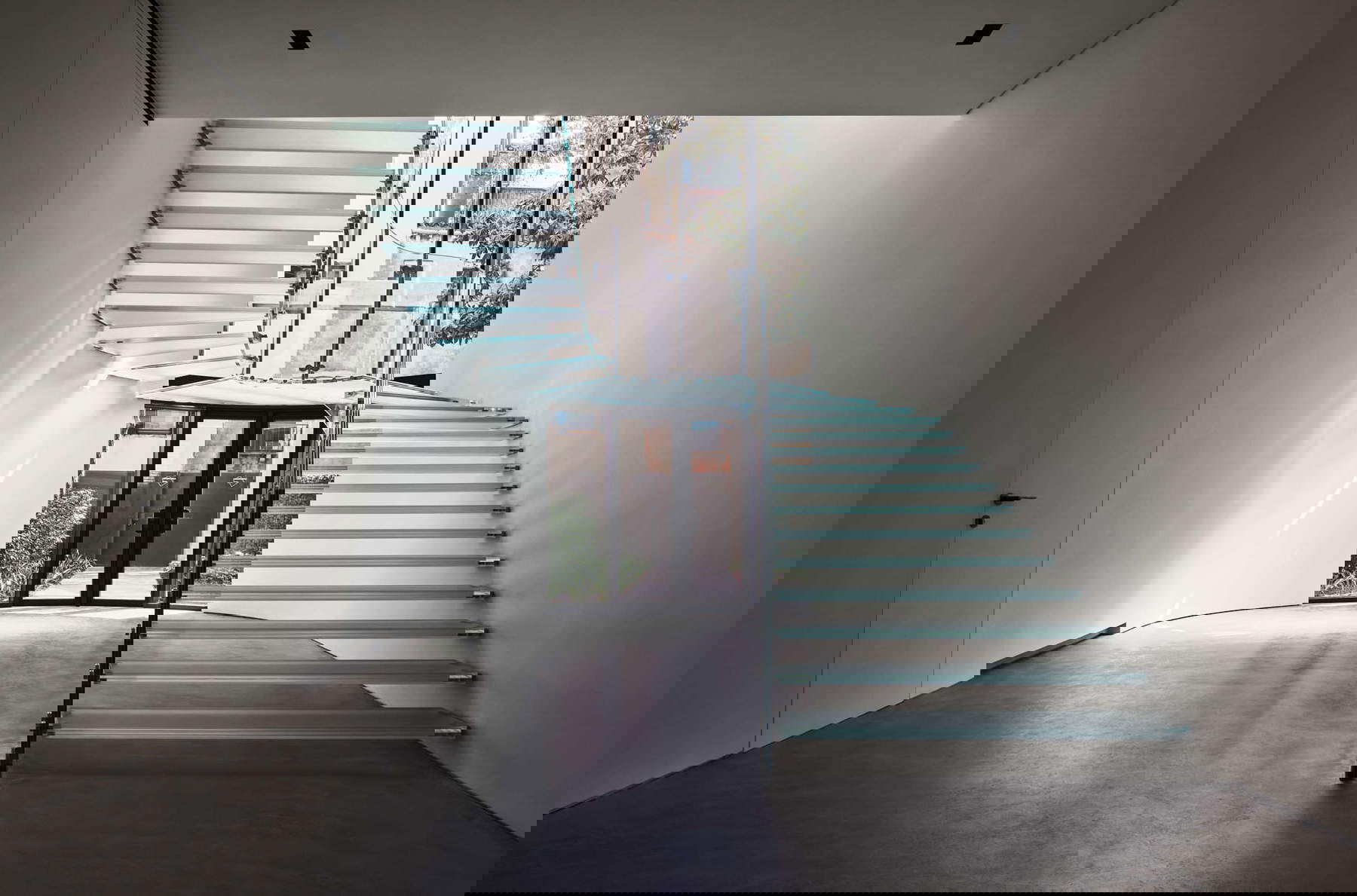 The glass staircase The glass staircase