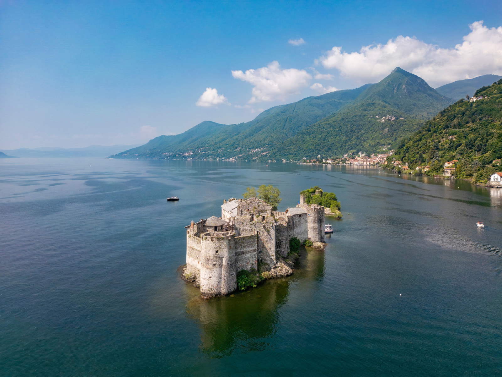 On Lake Maggiore, the Castles of Cannero open to the public for the first time. They house an interactive museum 