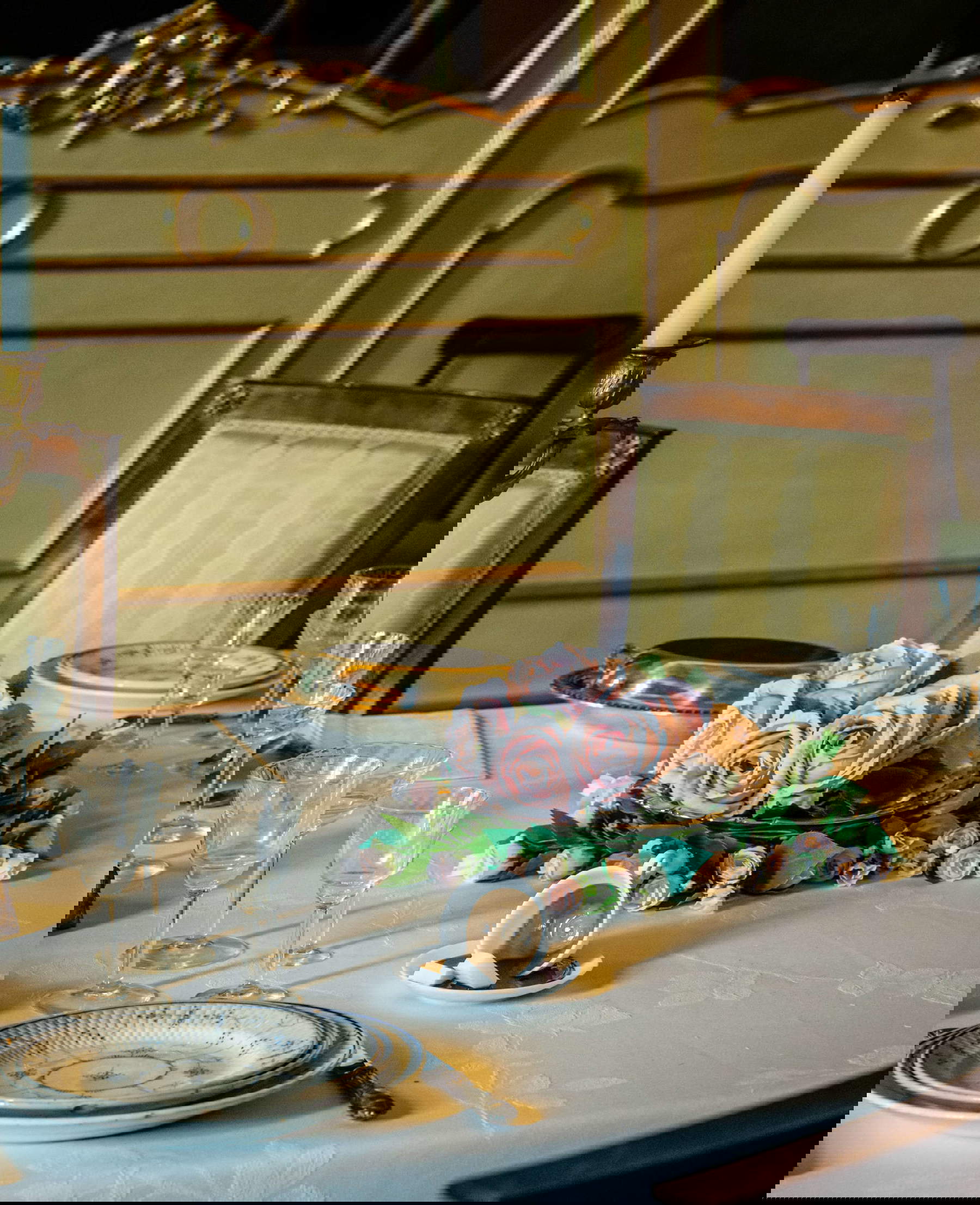 Moncalieri Castle, Royal breakfasts and white tangles