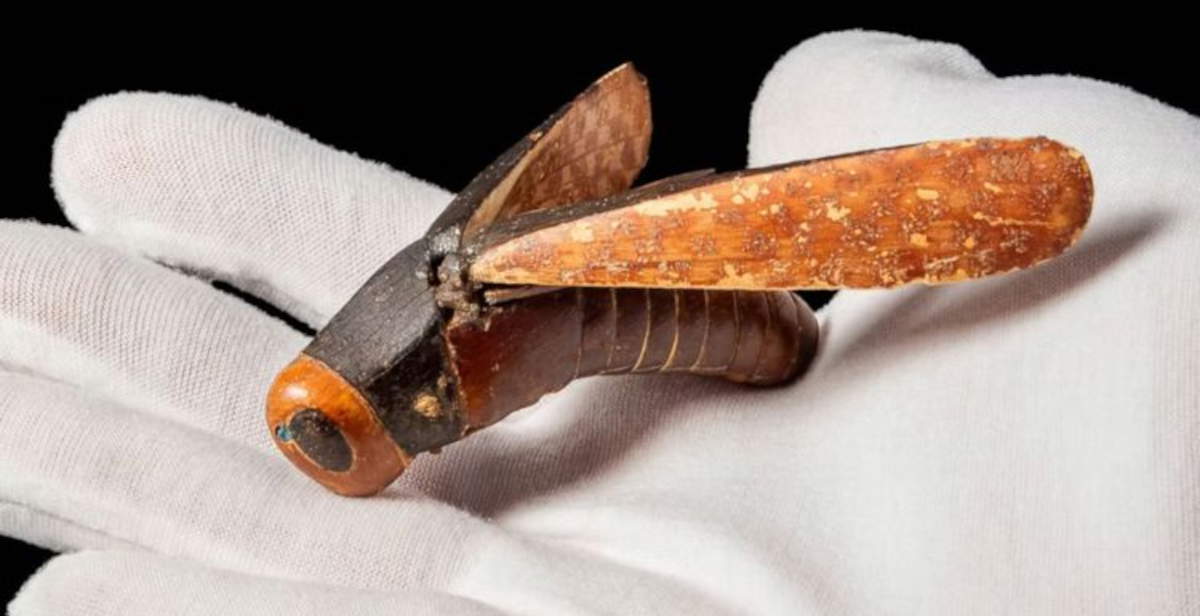 Un saltamontes egipcio vendido por 340.000 libras en una subasta en Londres: ¿está relacionado con la tumba de Tutankamón?