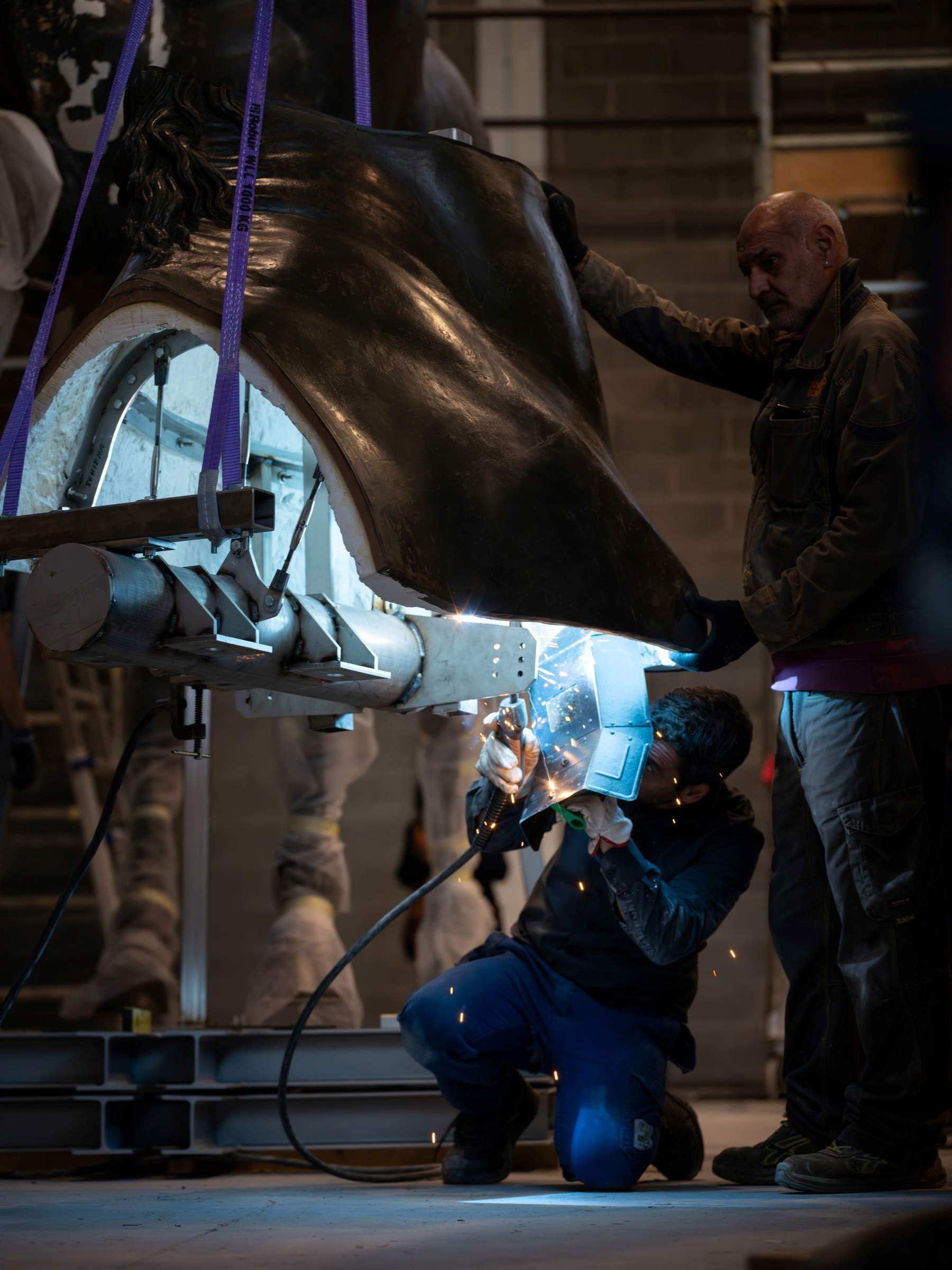Canova's Colossal Horse comes back to life after more than 50 years in storage &copy; Joan Porcel Studio