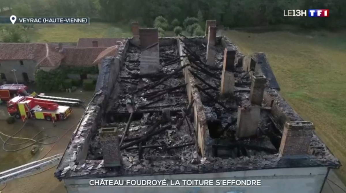 Damage to the castle