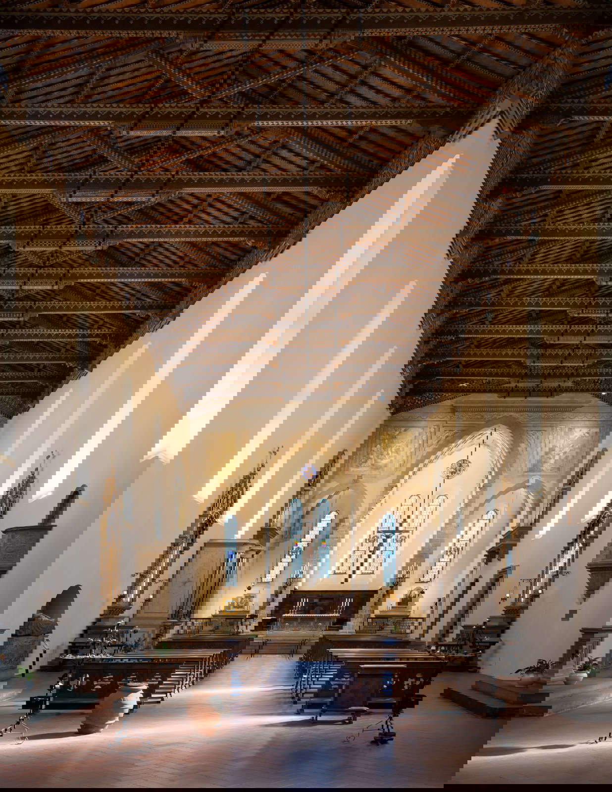 The church of St. Francis in Prato after restoration