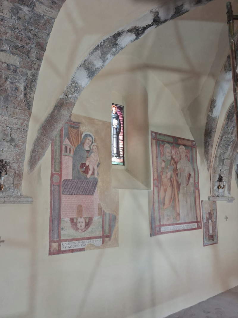 The frescoes