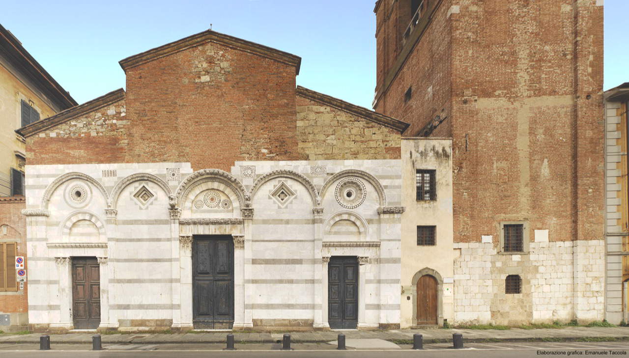 Die Kirche San Paolo all'Orto, in der sich die Gipsoteca di Arte Antica und das Antiquarium der Universität Pisa befinden. Foto: Universität Pisa Die Kirche San Paolo all'Orto, in der sich die Gipsoteca di Arte Antica und das Antiquarium der Universität Pisa befinden. Foto: Universität Pisa
