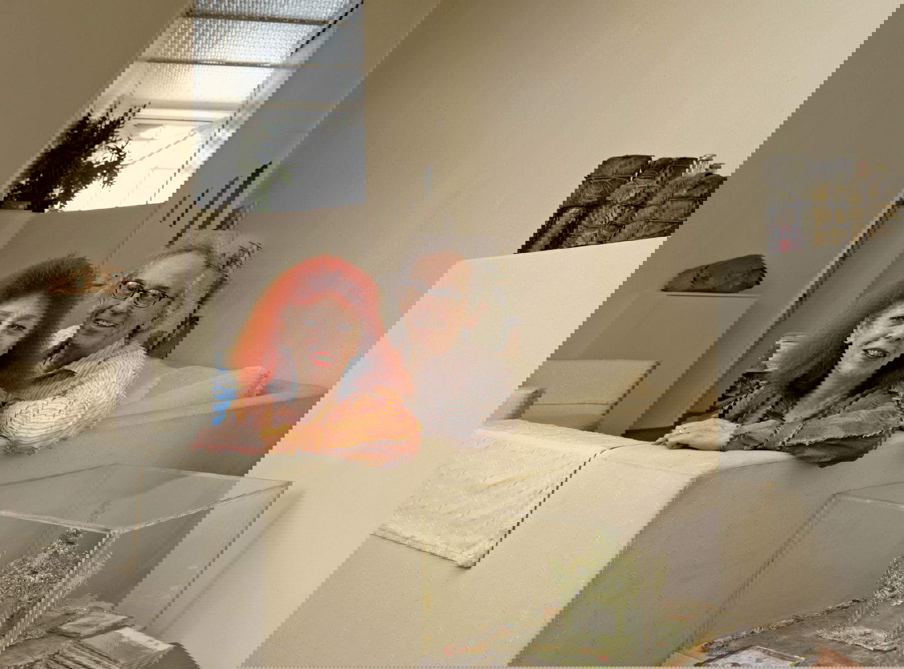 Christo and Jeanne-Claude in their home, New York City, 2004 &copy; Christo and Jeanne-Claude Foundation. Photo: Wolfgang Volz